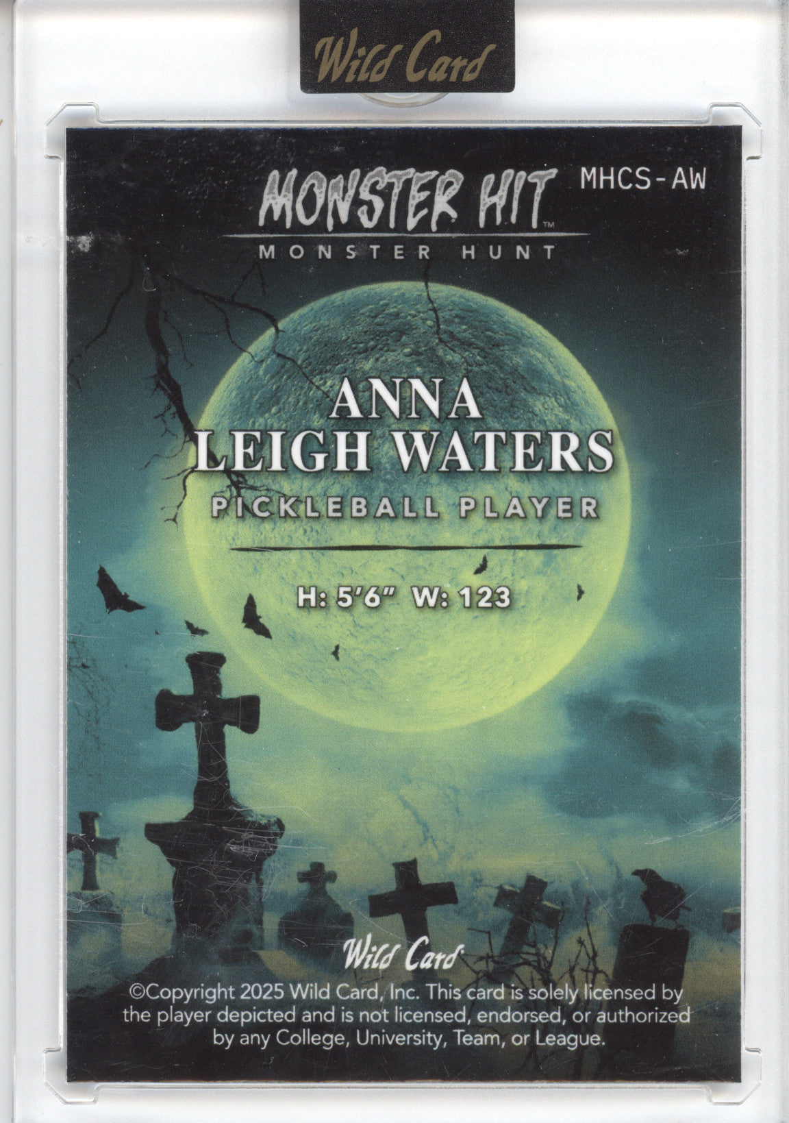 2025 Wild Card Monster Hit Monster Hunt Anna Leigh Waters #MHCS-AW 1 of 1