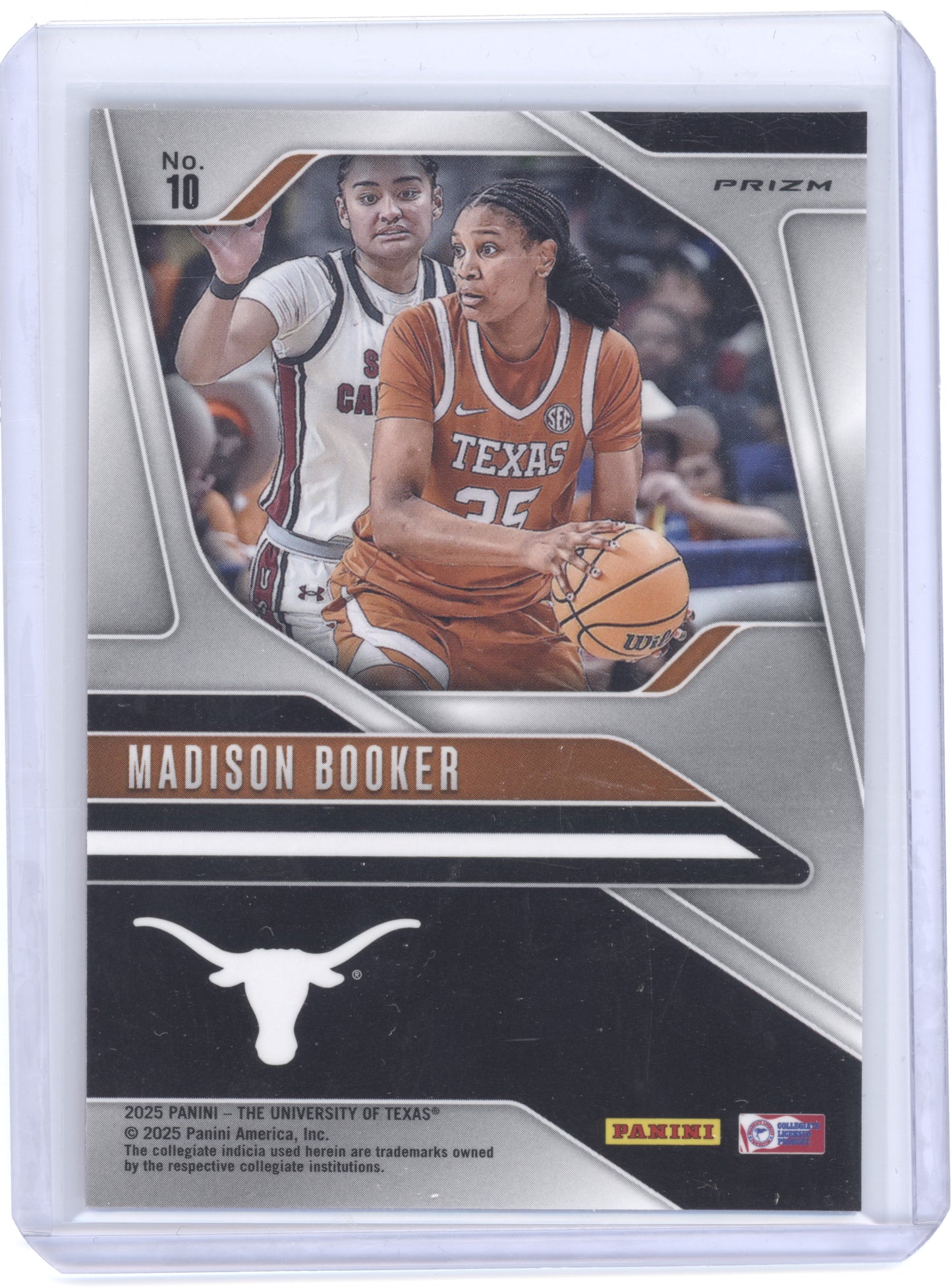 2025 Panini Prizm Texas Madison Booker #10 Pink NIL