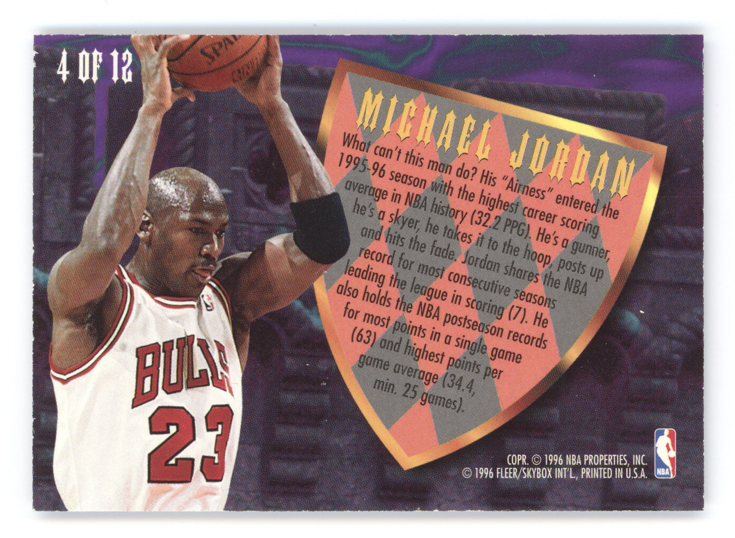 1996 Fleer Ultra Scoring Kings Michael Jordan #4