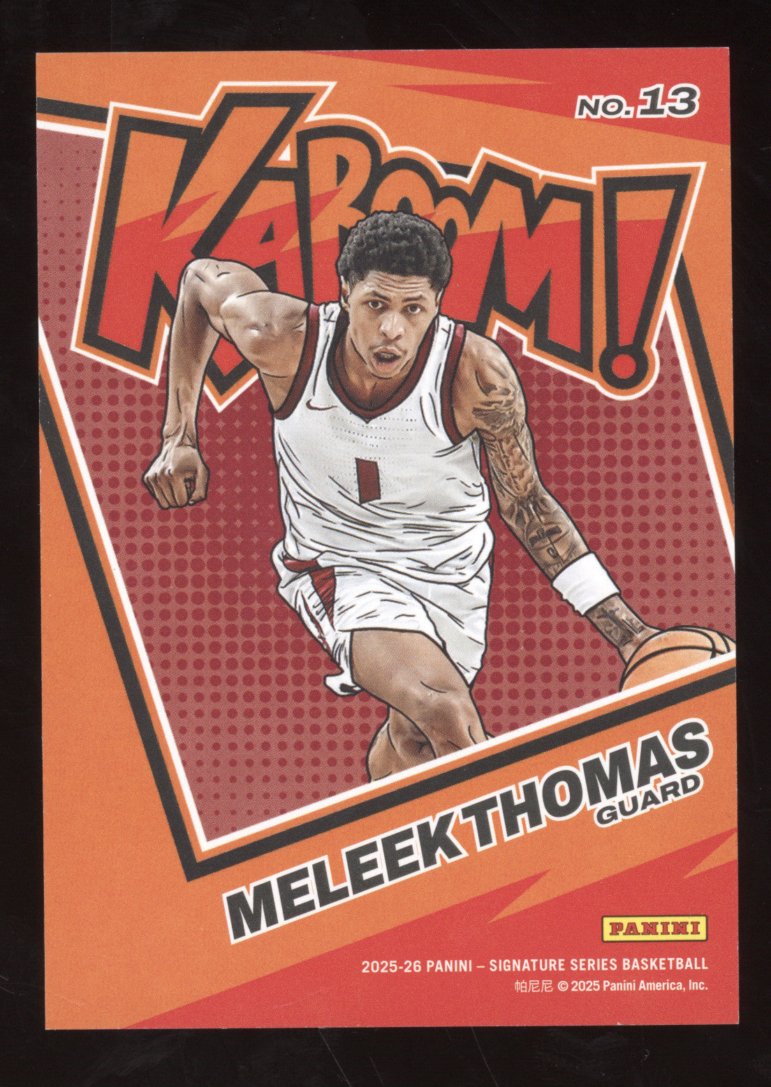 2025 Panini Signature Series Kaboom! Meleek Thomas #13