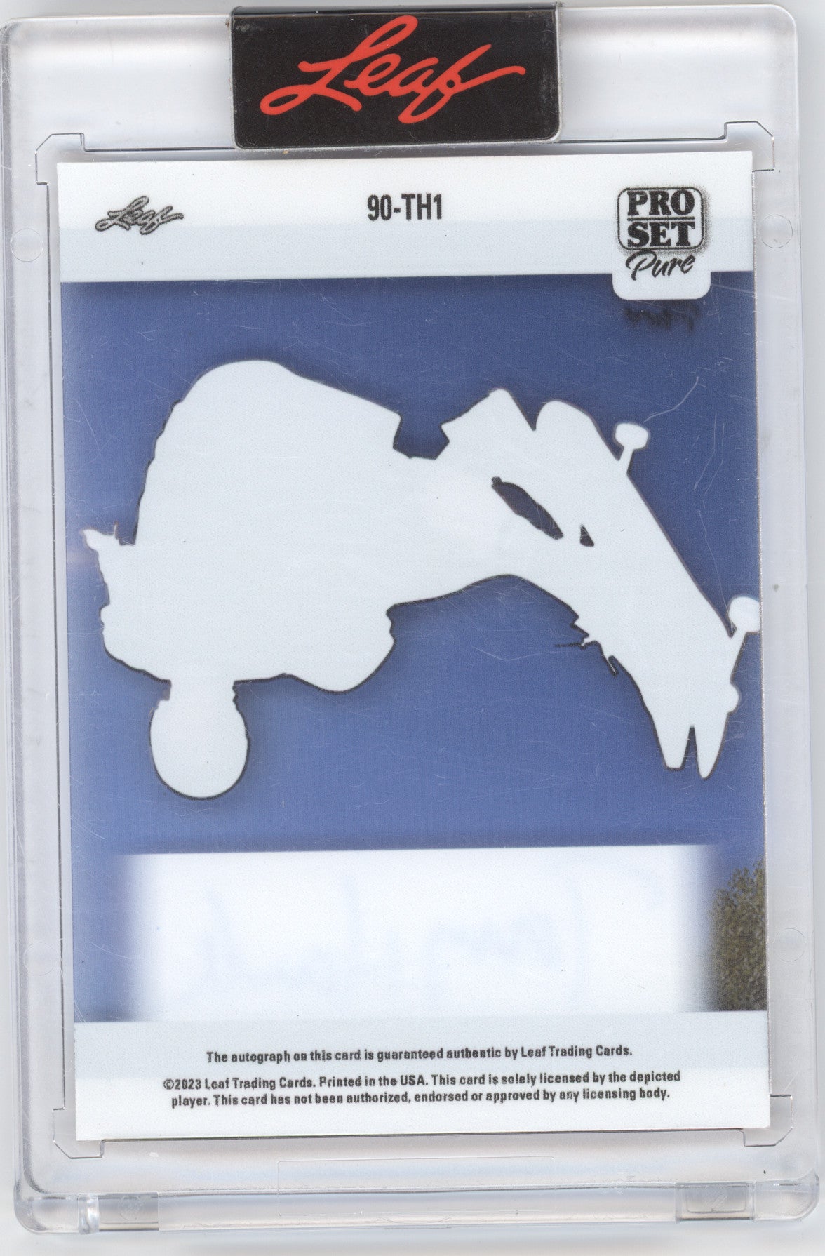 2023 Leaf Pro Set Pure Autographs Tony Hawk #90-TH1 21/30