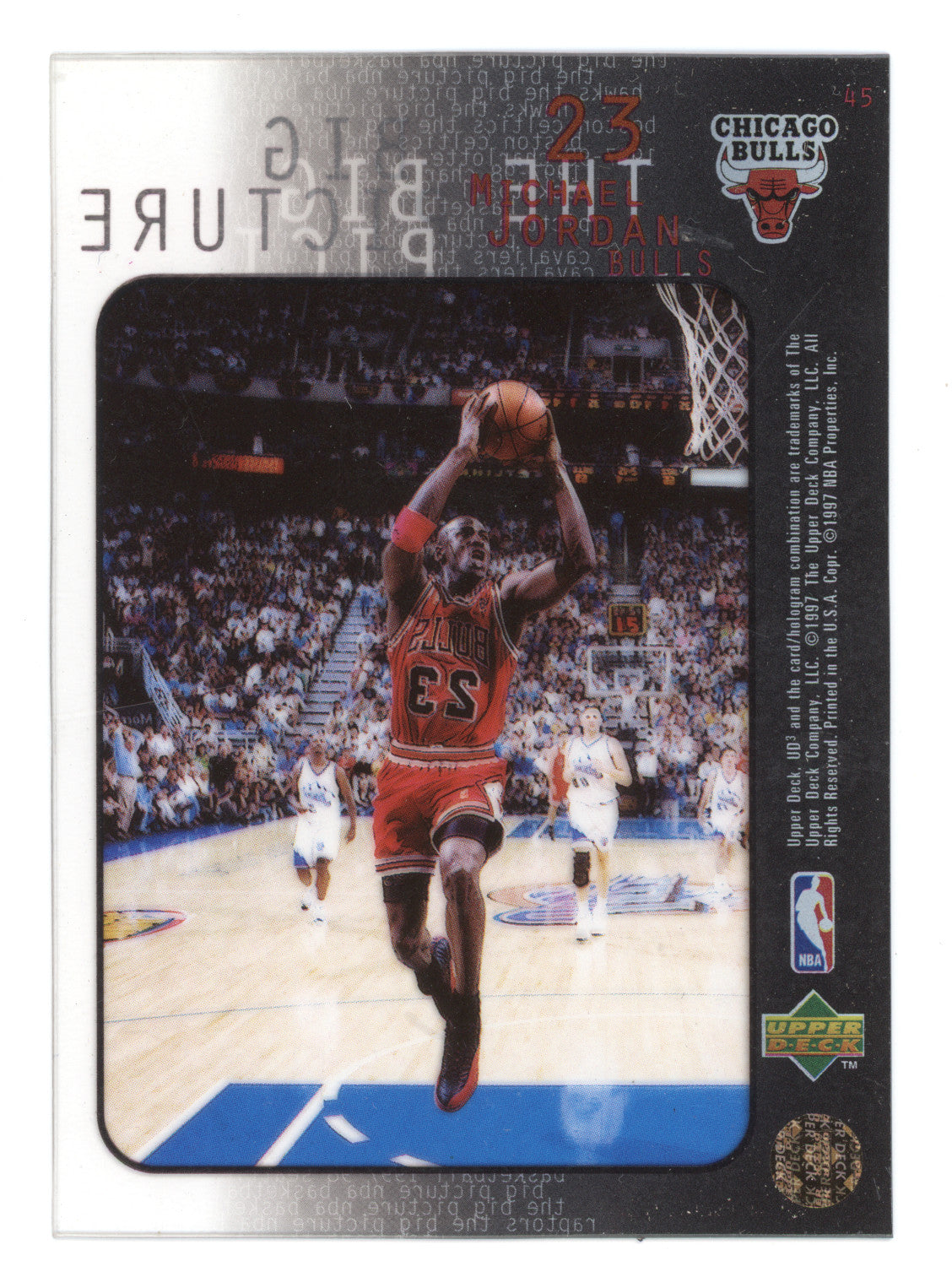 1997 Upper Deck UD3 The Big Picture Michael Jordan #45