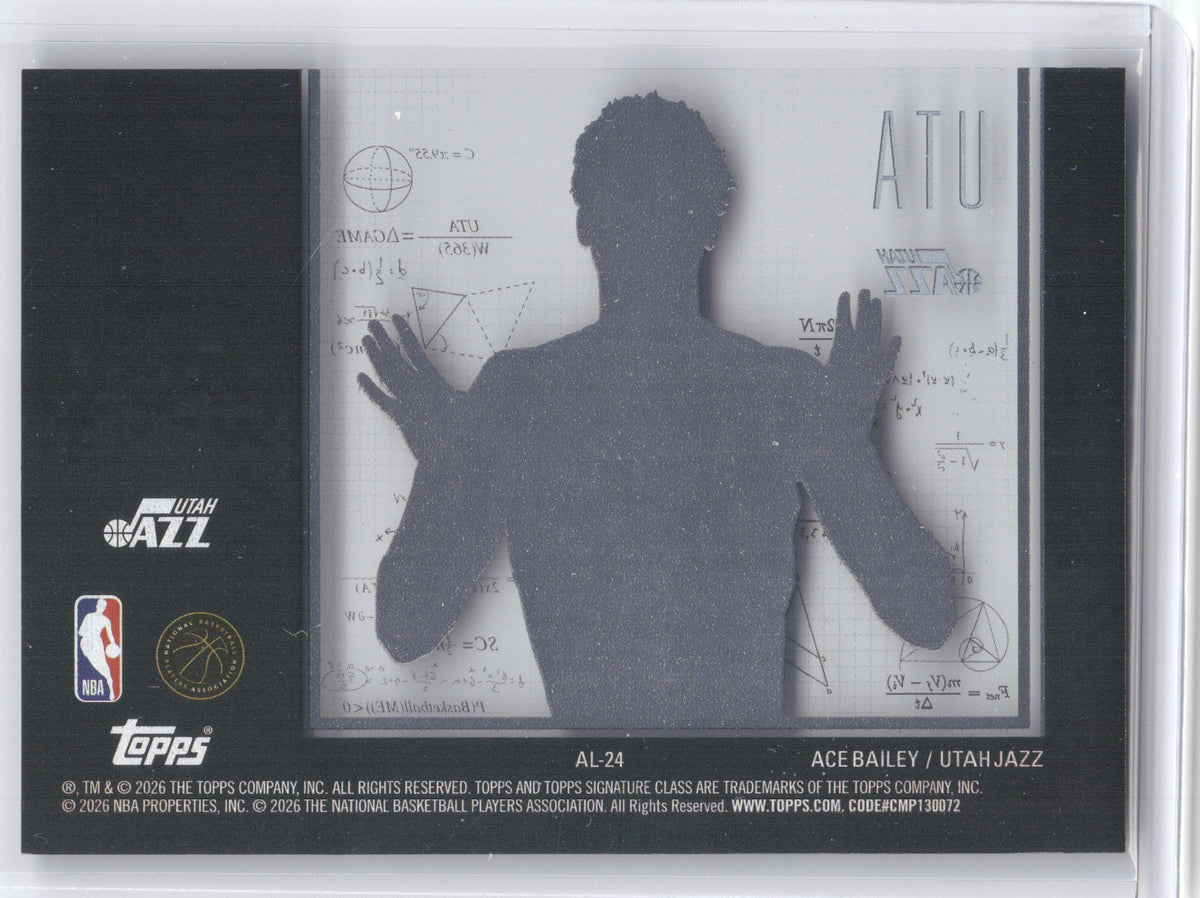 2025 Topps Signature Class Algorithm Ace Bailey #AL-24 RC