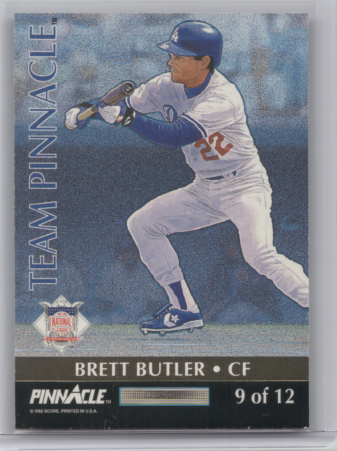 1992 Pinnacle Team Pinnacle Ken Griffey Jr. Brett Butler #9 of 12