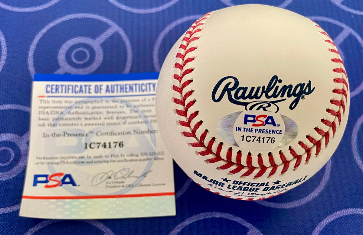 Tino Martinez Signed Baseball (PSA Authenticated)