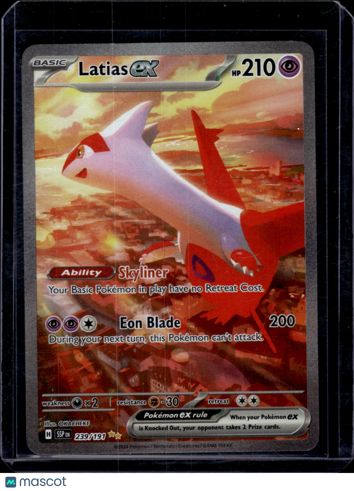 2024 Pokémon Latias ex #239/191