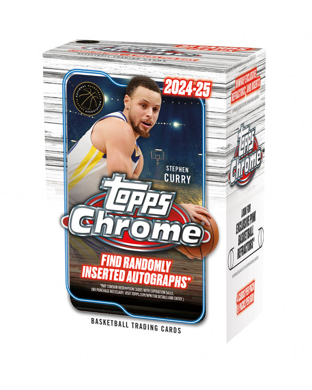 2024/25 Topps Chrome Basketball Blaster Box