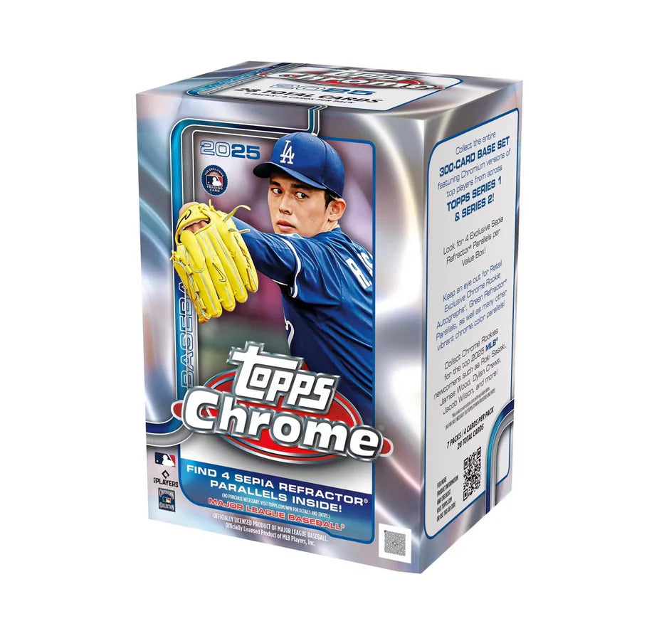 2025 Topps Chrome Baseball Blaster Box