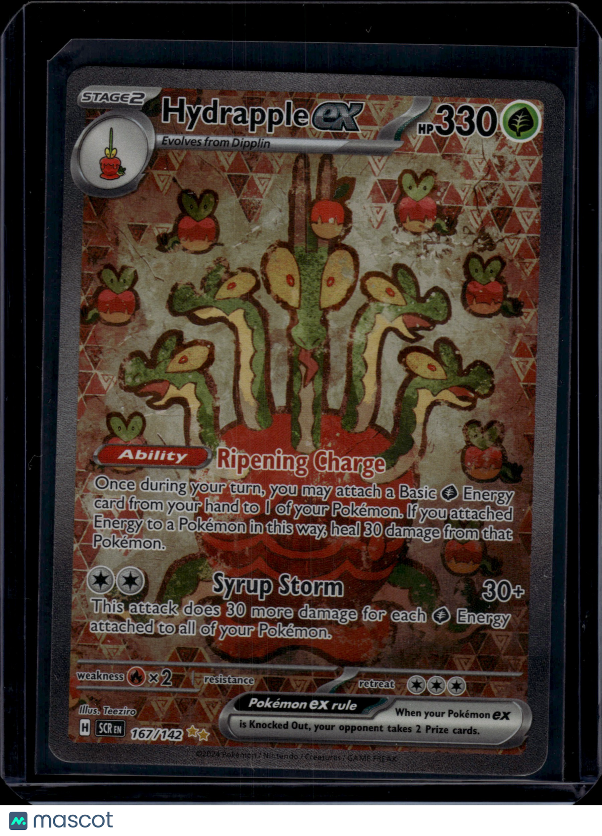 2024 Pokemon S&V Stellar Crown Hydrapple ex #167/193