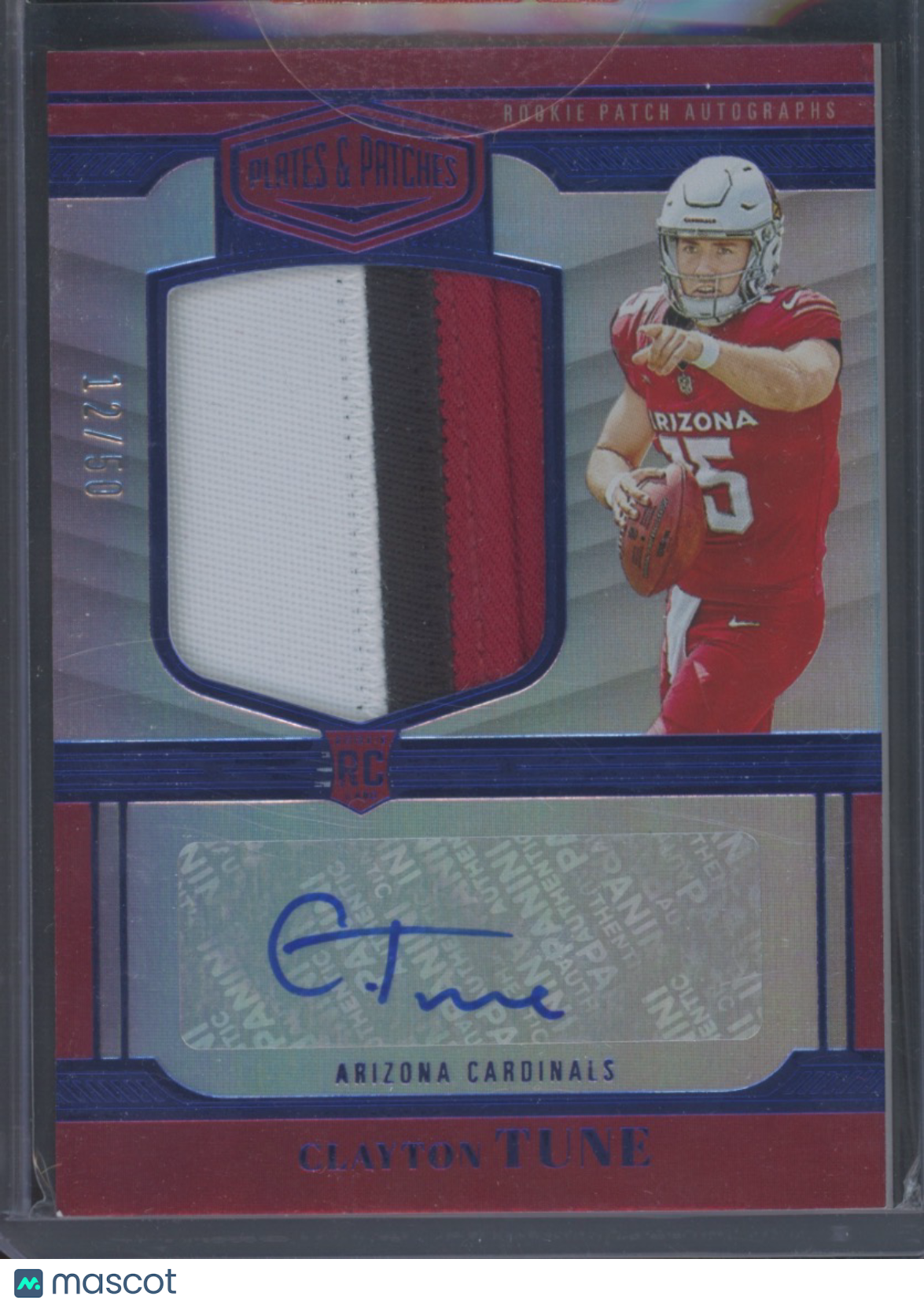 2023 Plates & Patches Clayton Tune #RPA-36 Red 12/50