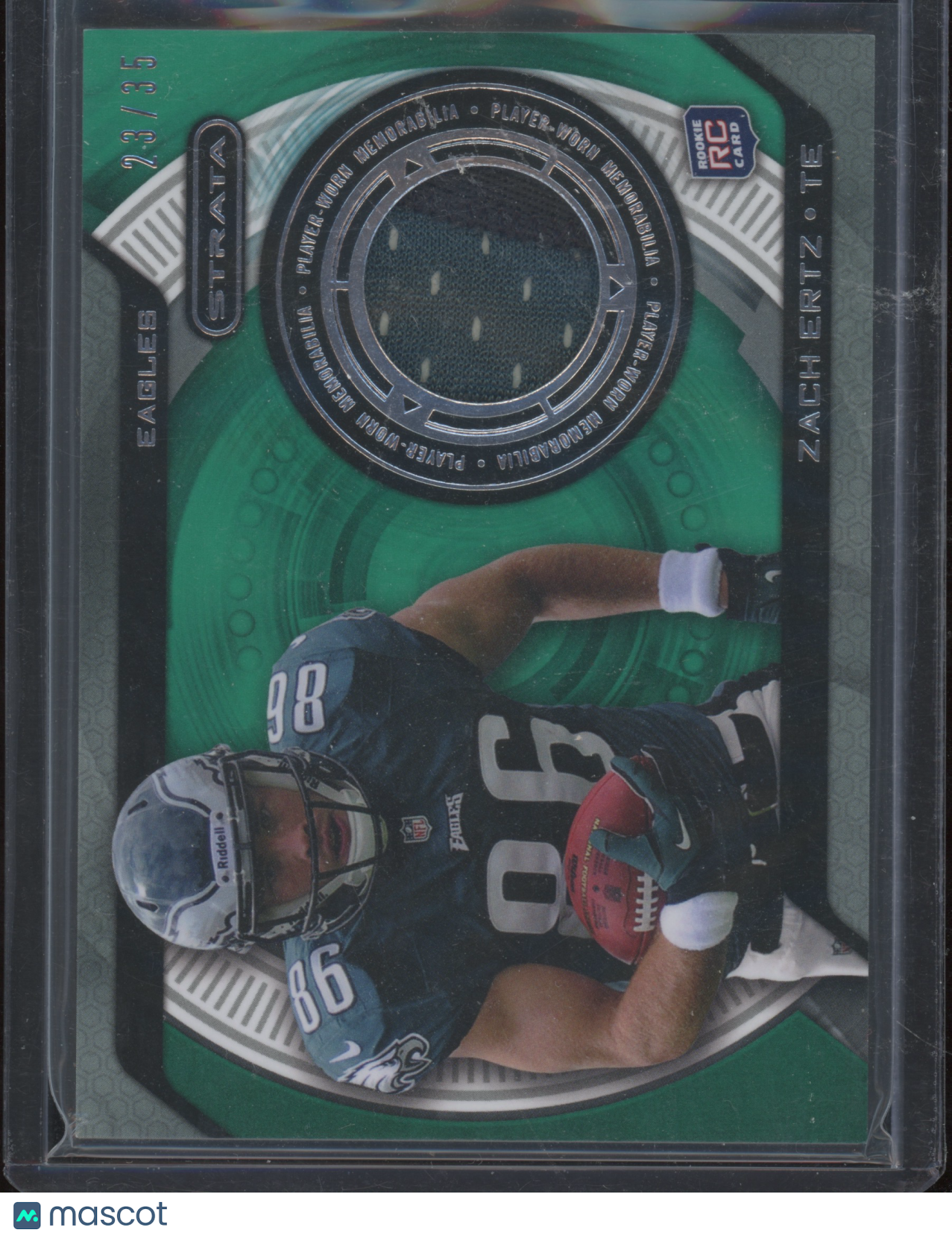 2013 Topps Strata Zach Ertz #BR-ZE RC Memorabilia 23/35