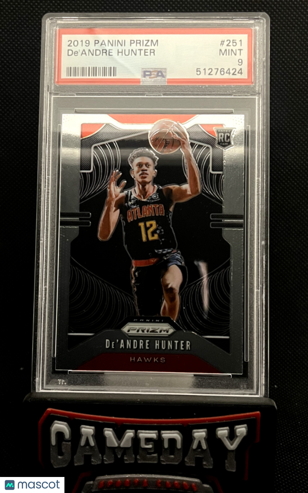 2019 Panini Prizm DeAndre Hunter RC #251 PSA 9 Rookie Card