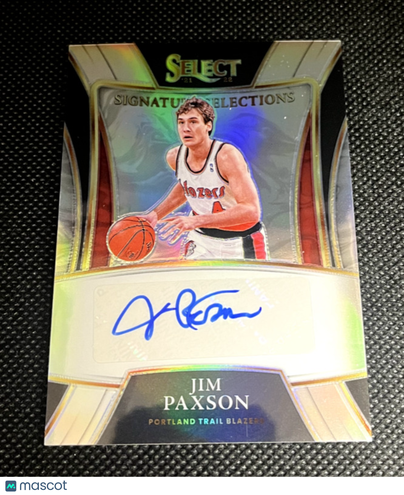 2021-22 Panini Select Signature Selections Jim Paxson Auto