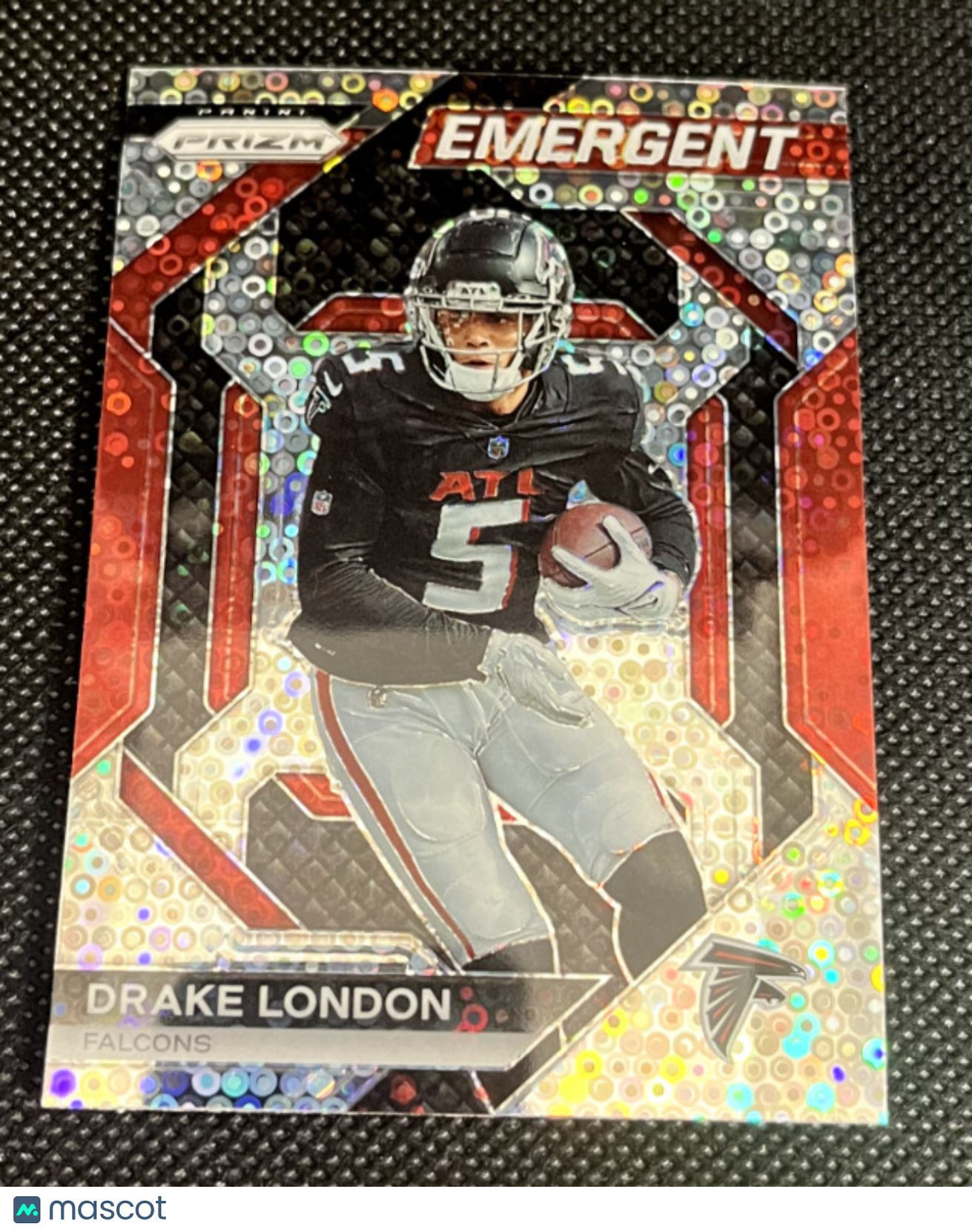 2023 Panini Prizm Football Drake London Emergent No Huddle