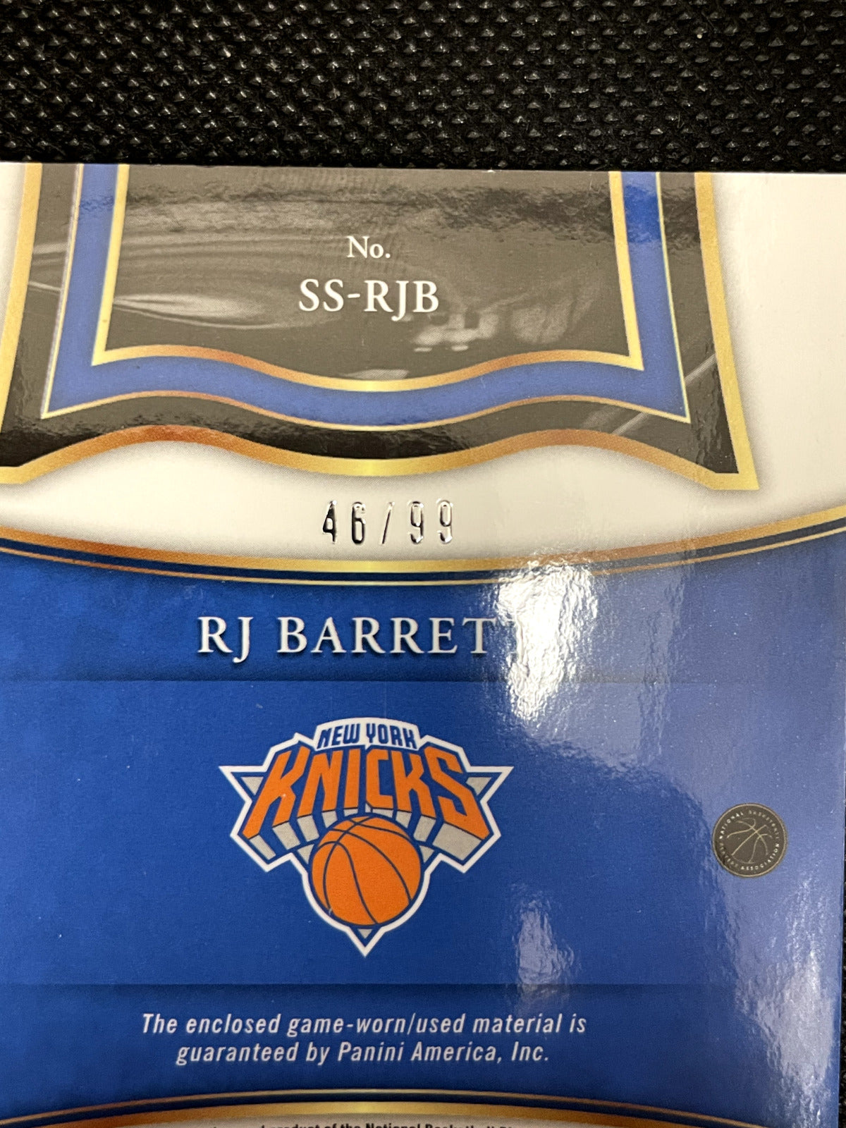 2020-21 Select RJ Barrett Selective Swatches Purple 46/99
