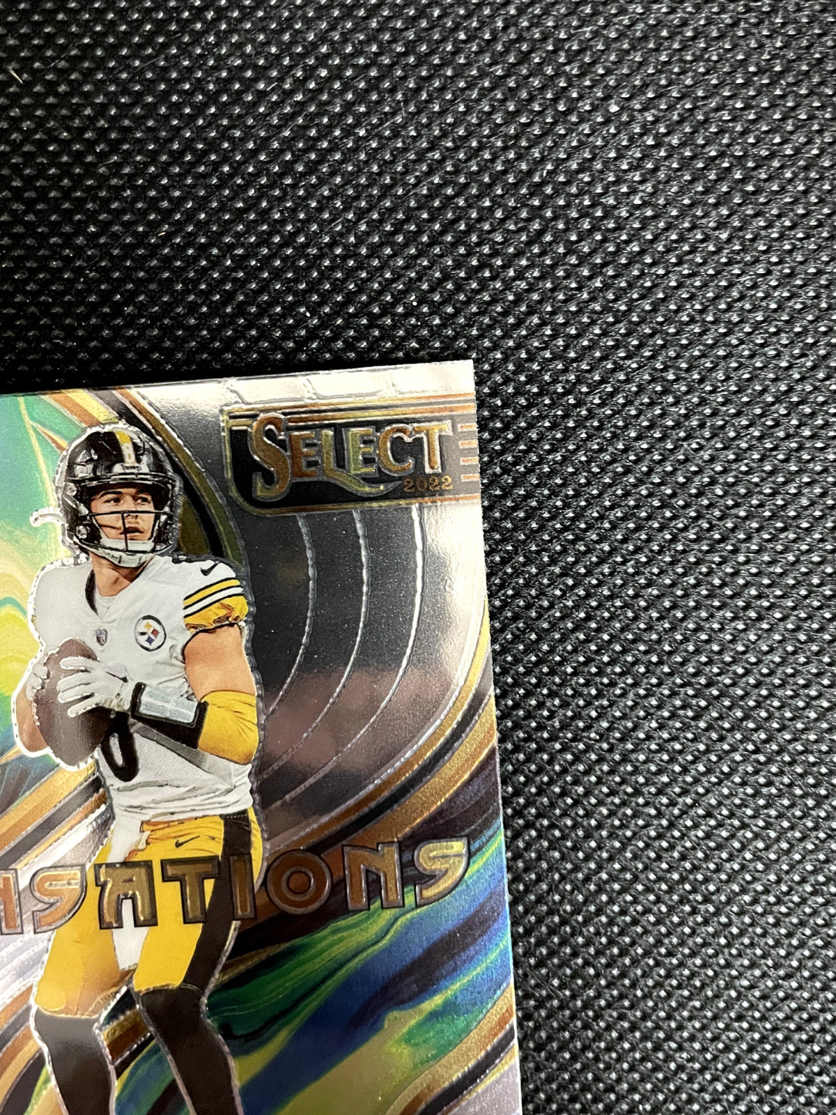 2022 Panini Select Kenny Pickett Rookie Sensations Insert Pittsburgh Steelers