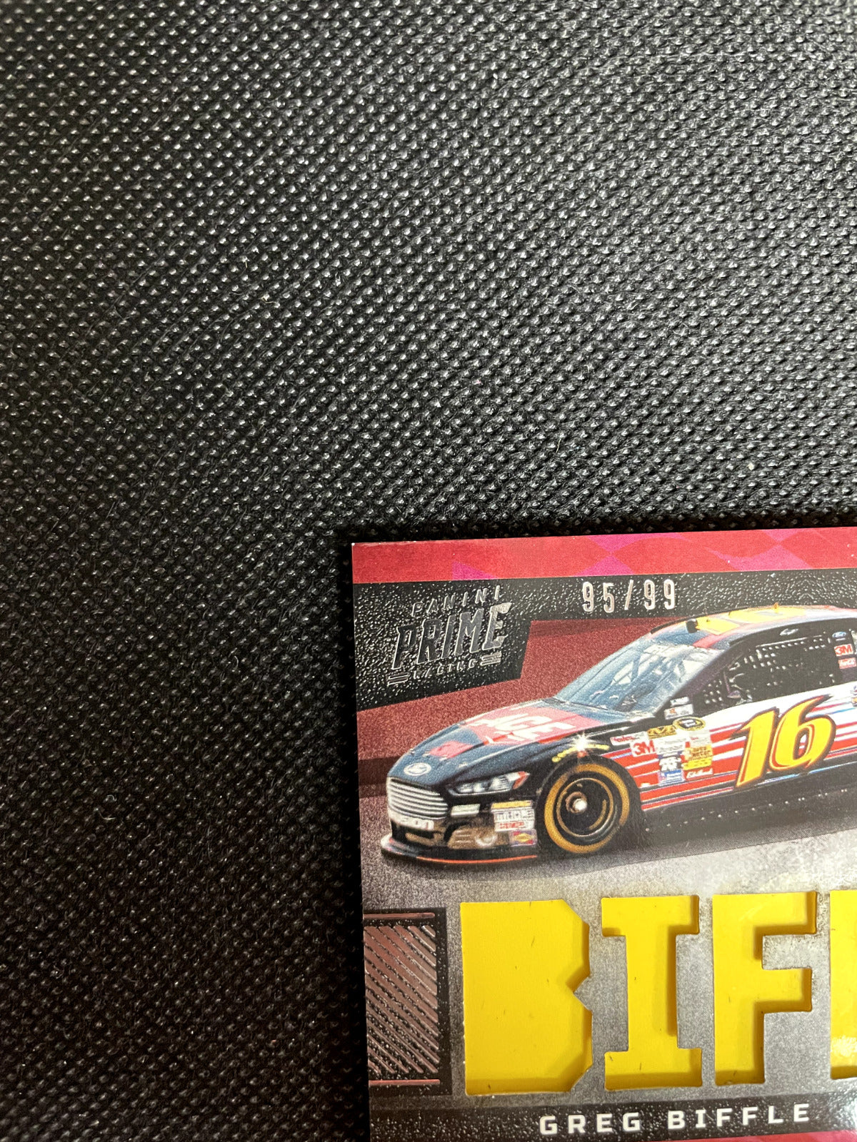 2023 Panini Prime Racing Greg Biffle Names Sheet Metal Relic 95/99