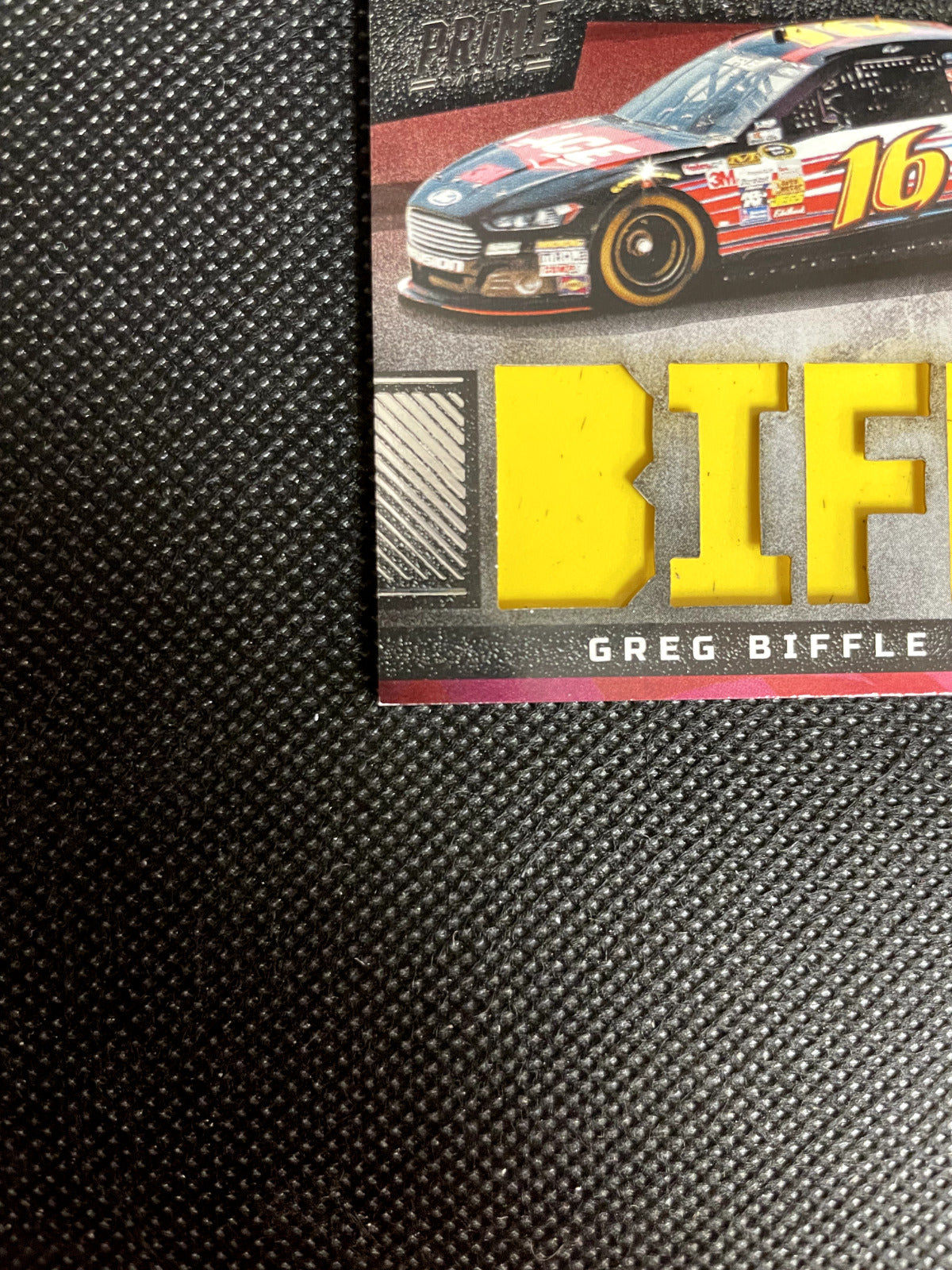 2023 Panini Prime Racing Greg Biffle Names Sheet Metal Relic 95/99