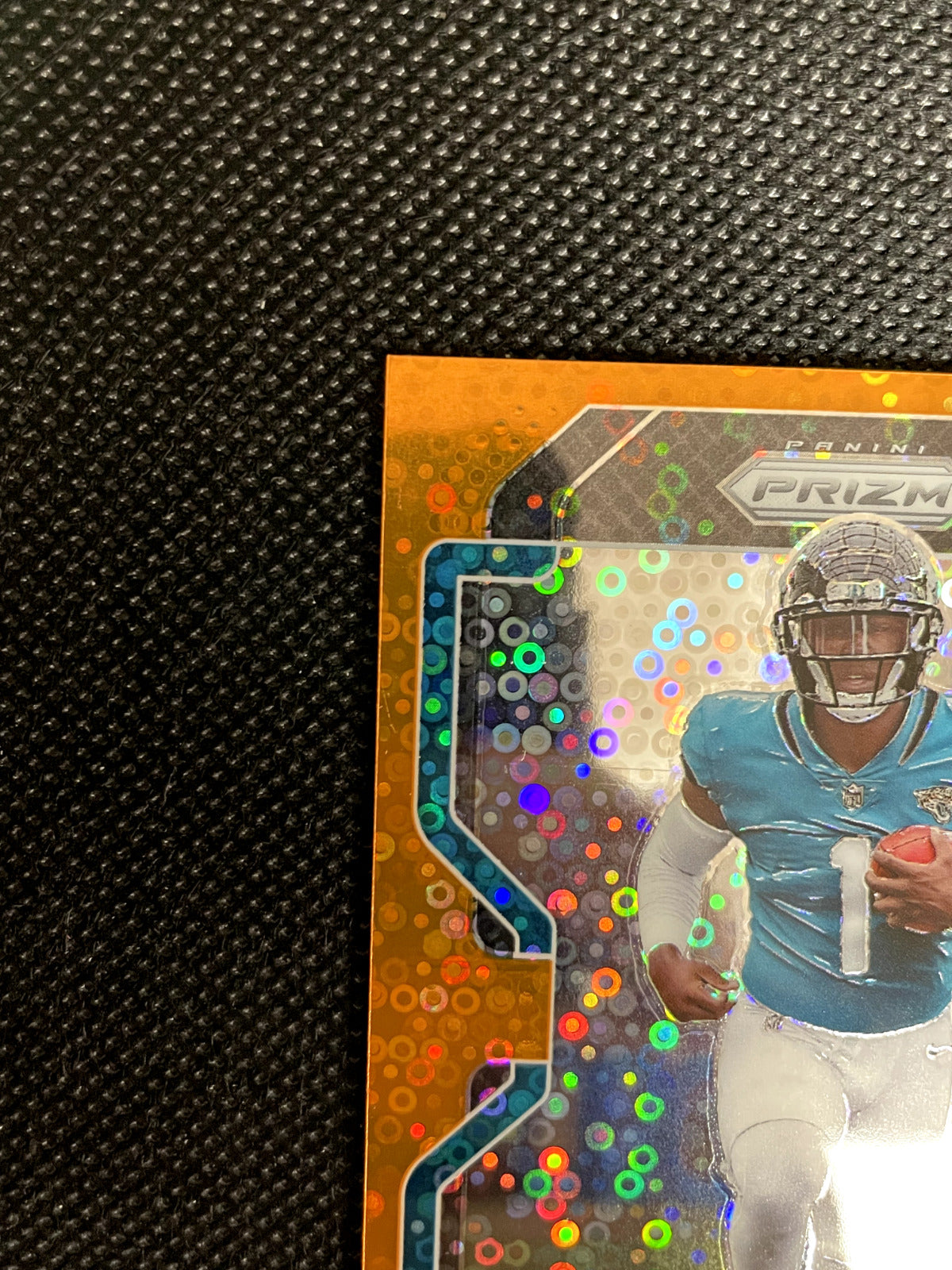 2021 Panini Prizm Travis Etienne Jr Orange Disco Prizm Rookie Jaguars