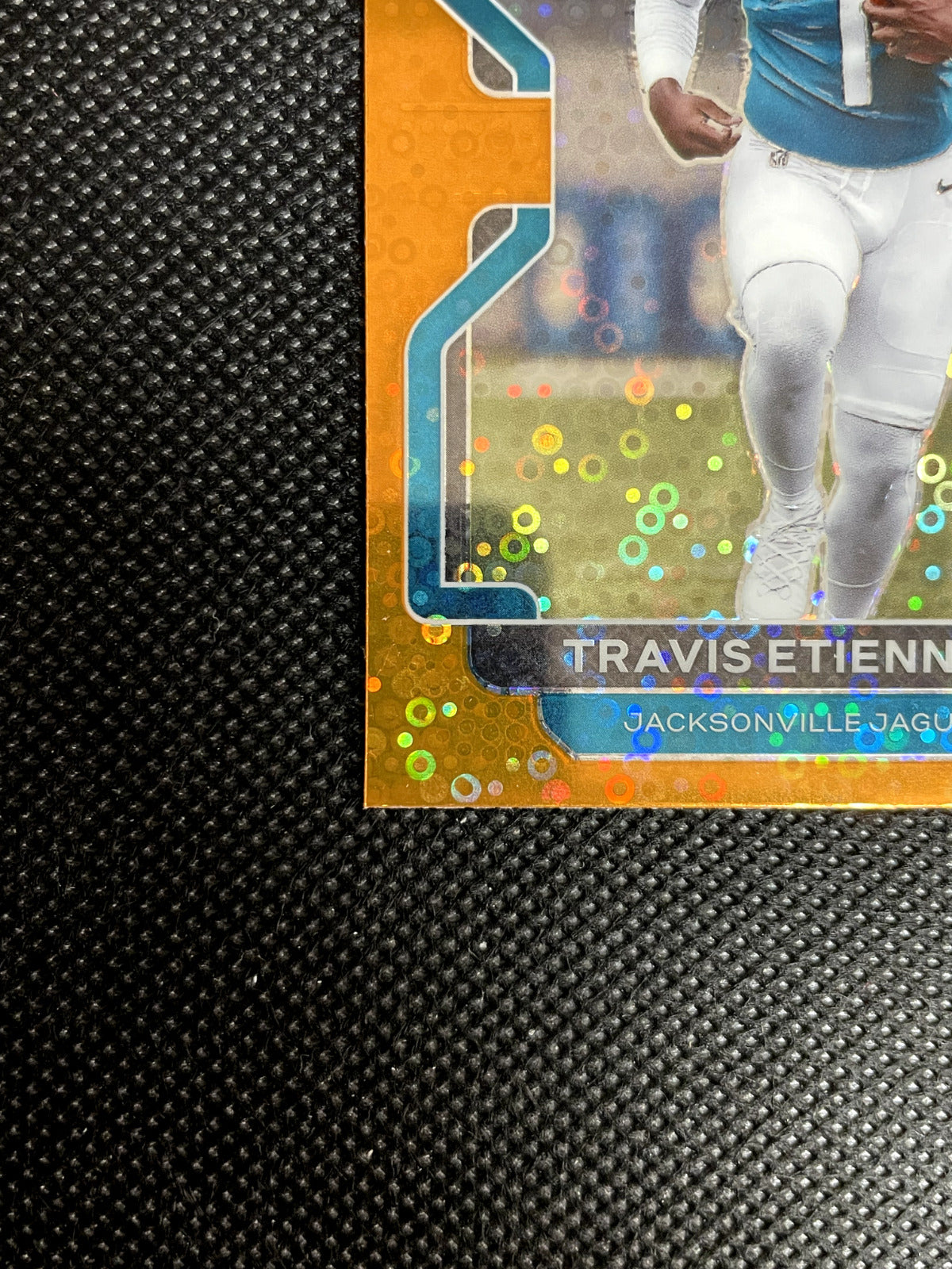 2021 Panini Prizm Travis Etienne Jr Orange Disco Prizm Rookie Jaguars