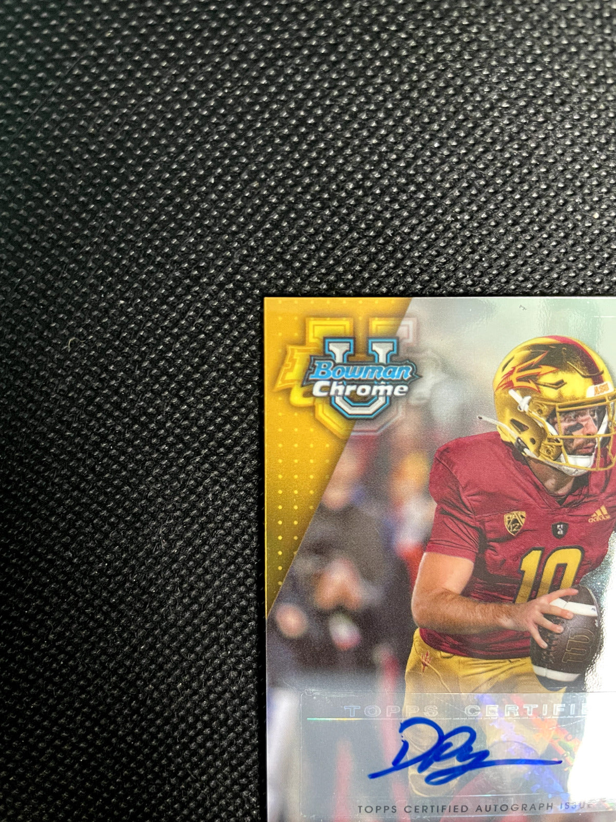 2023 Bowman U Drew Pyne 1st Chrome University Arizona State Rookie