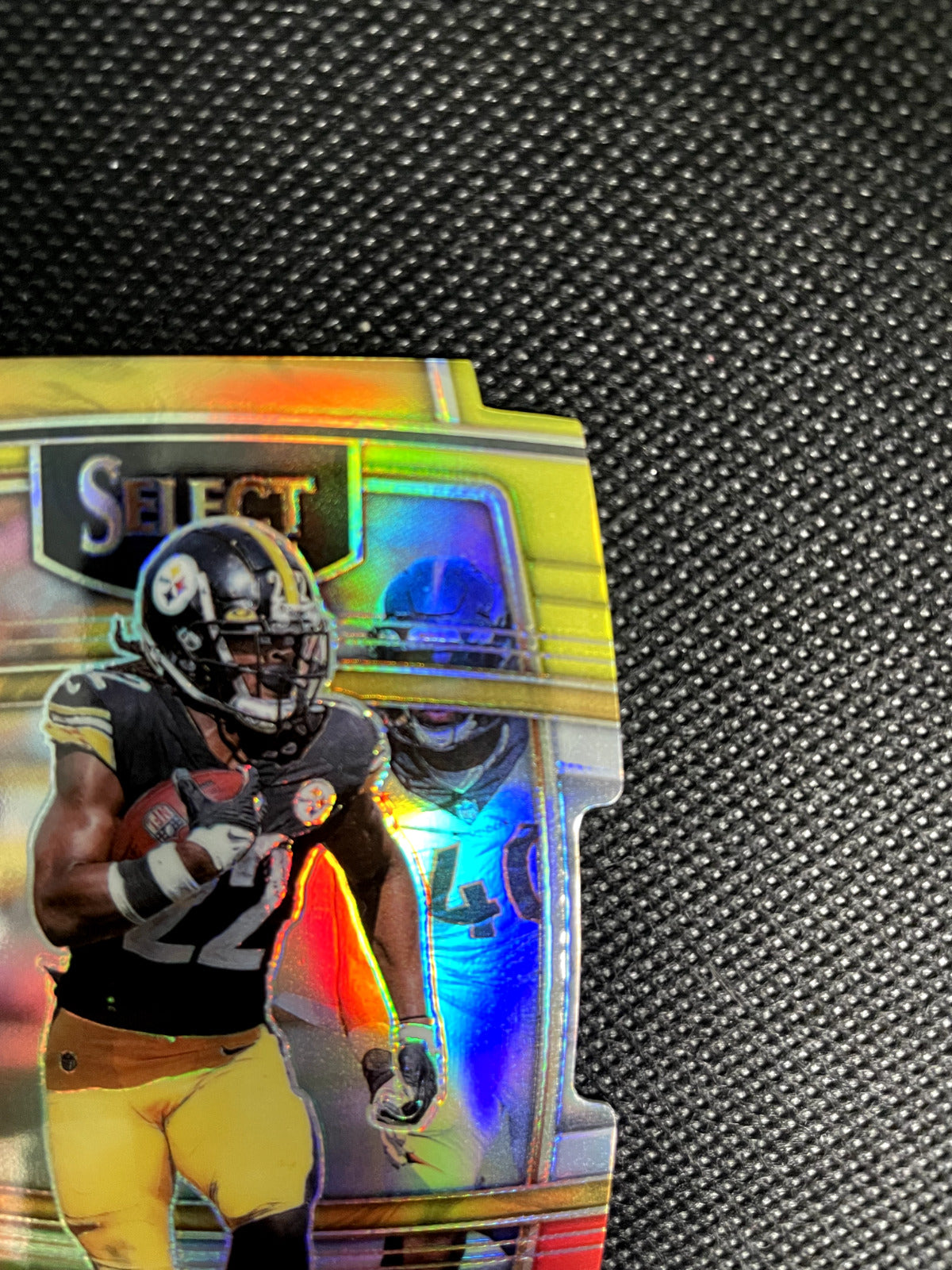 2021 Najee Harris Select Red/Yellow Prizm Die-Cut Concourse Steelers Rookie