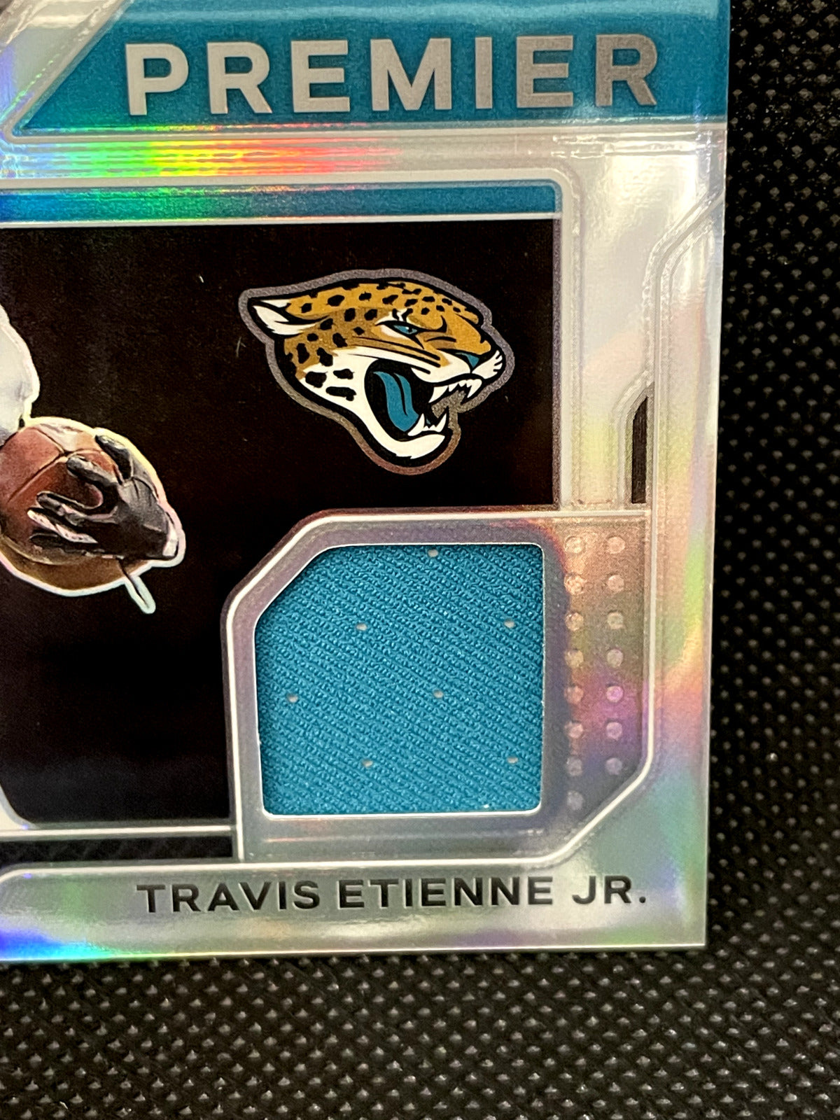 2021 Panini Prizm Travis Etienne Jr Premier Jersey Patch Rookie Silver