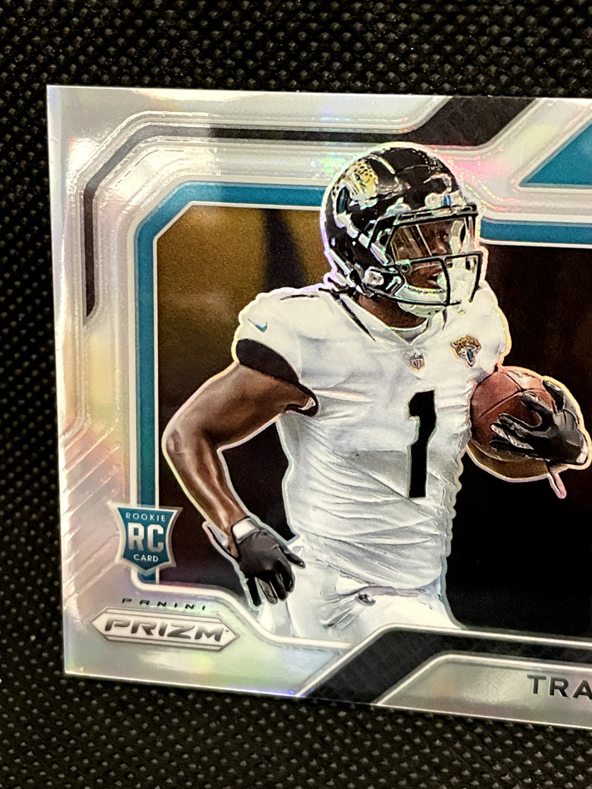 2021 Panini Prizm Travis Etienne Jr Premier Jersey Patch Rookie Silver