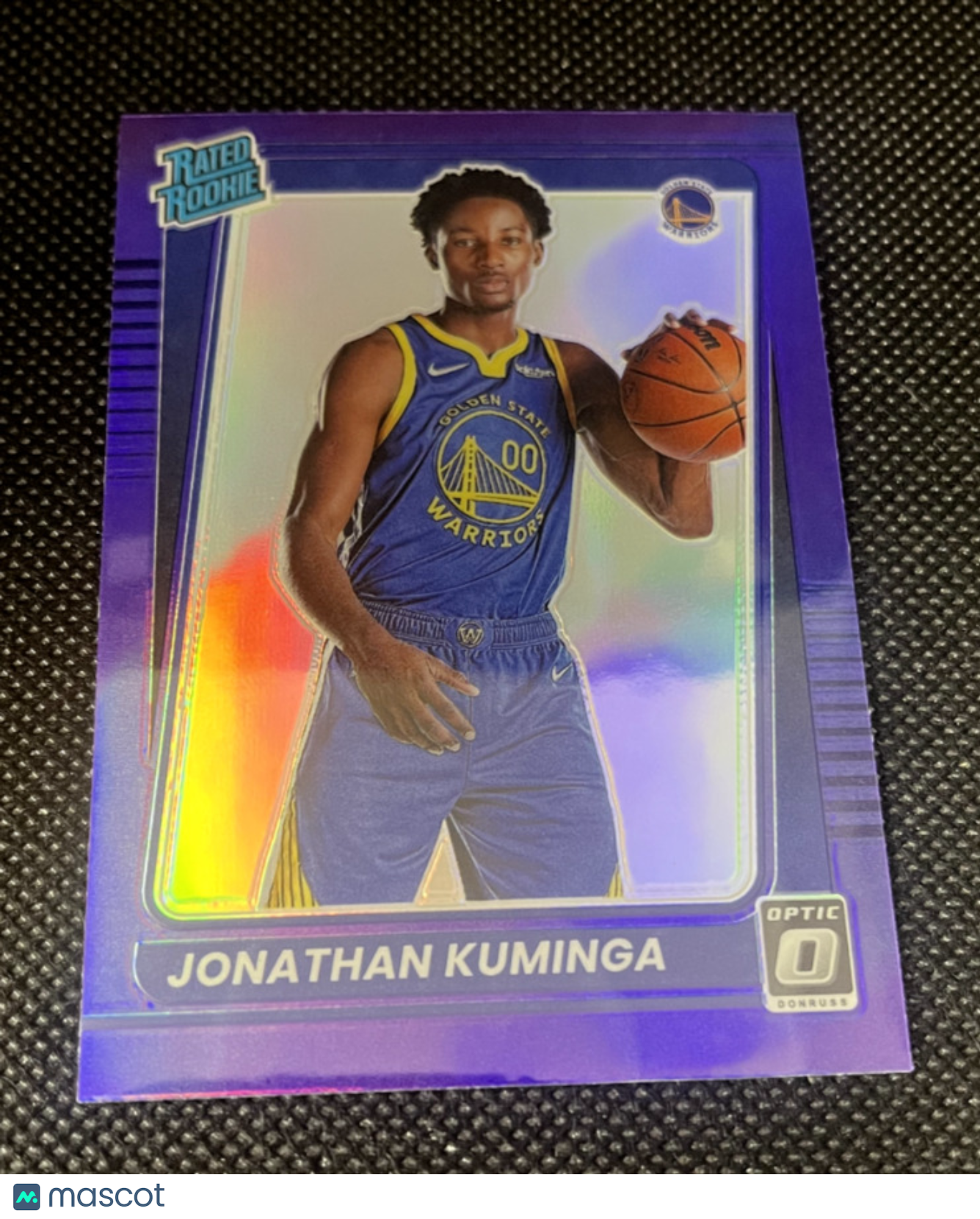 2022 Donruss Optic Jonathan Kuminga Purple Prizm