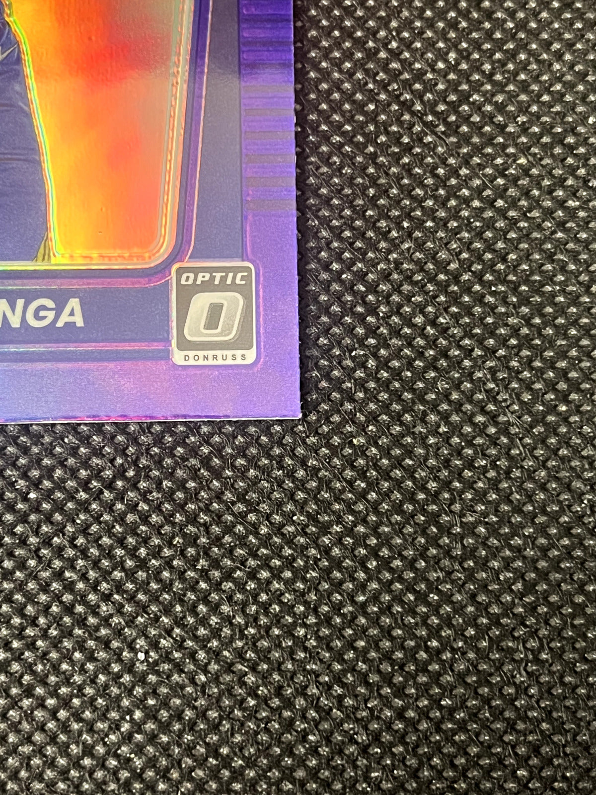 2022 Donruss Optic Jonathan Kuminga Purple Prizm