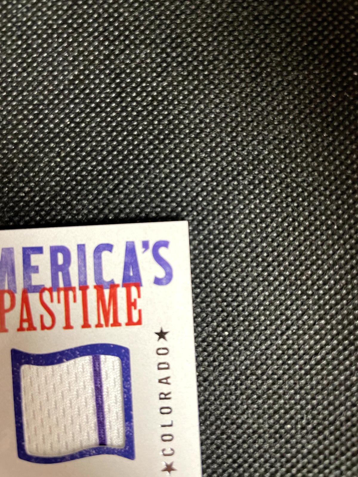 2022 Panini Chronicles Charlie Blackmon America’s Pastime Jersey Relic