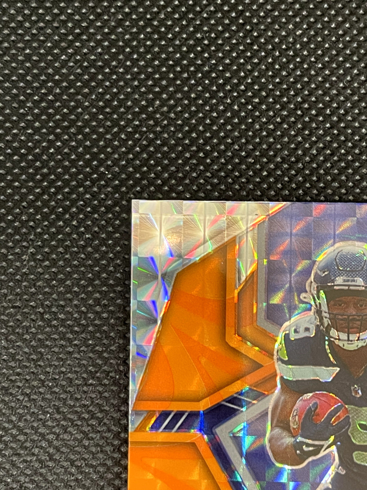 Kenneth Walker III 2022 Panini Mosaic Orange Reactive Prizm Rookie