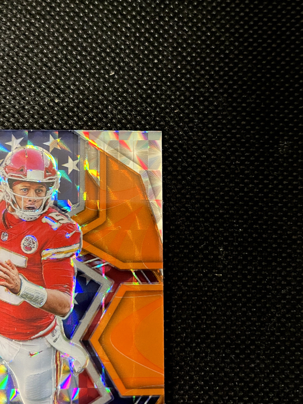 2022 Patrick MahomesnPanini Mosaic National Pride Reactive Orange Prizm