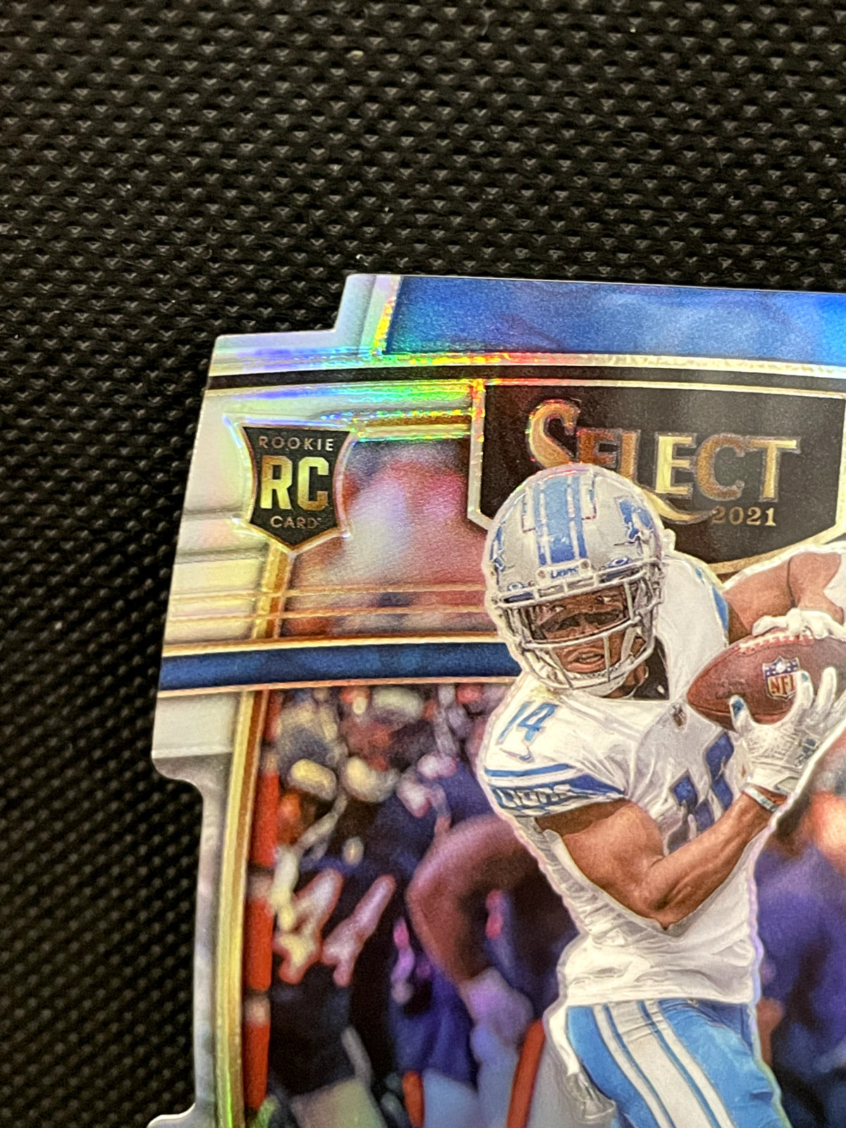 2021 Select Amon-Ra St. Brown Rookie Concourse Silver Prizm Die Cut Lions