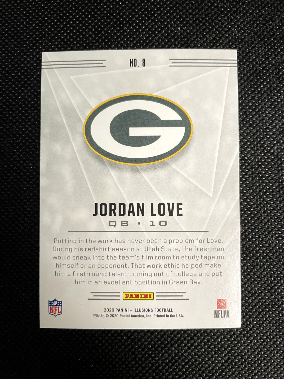 2020 Illusions Jordan Love Rookie Packers
