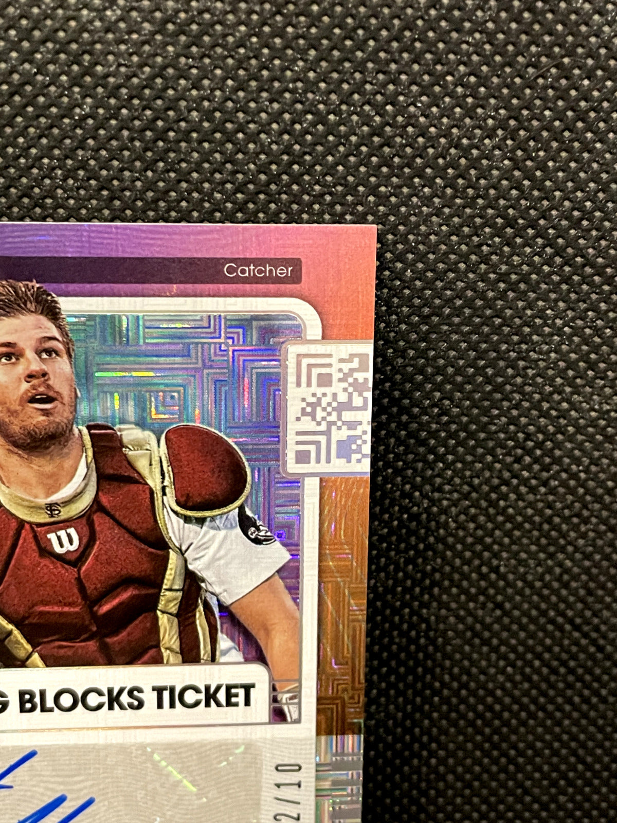 2021 Panini Contenders Auto Building Blocks Matheu Nelson 02/10 Rookie