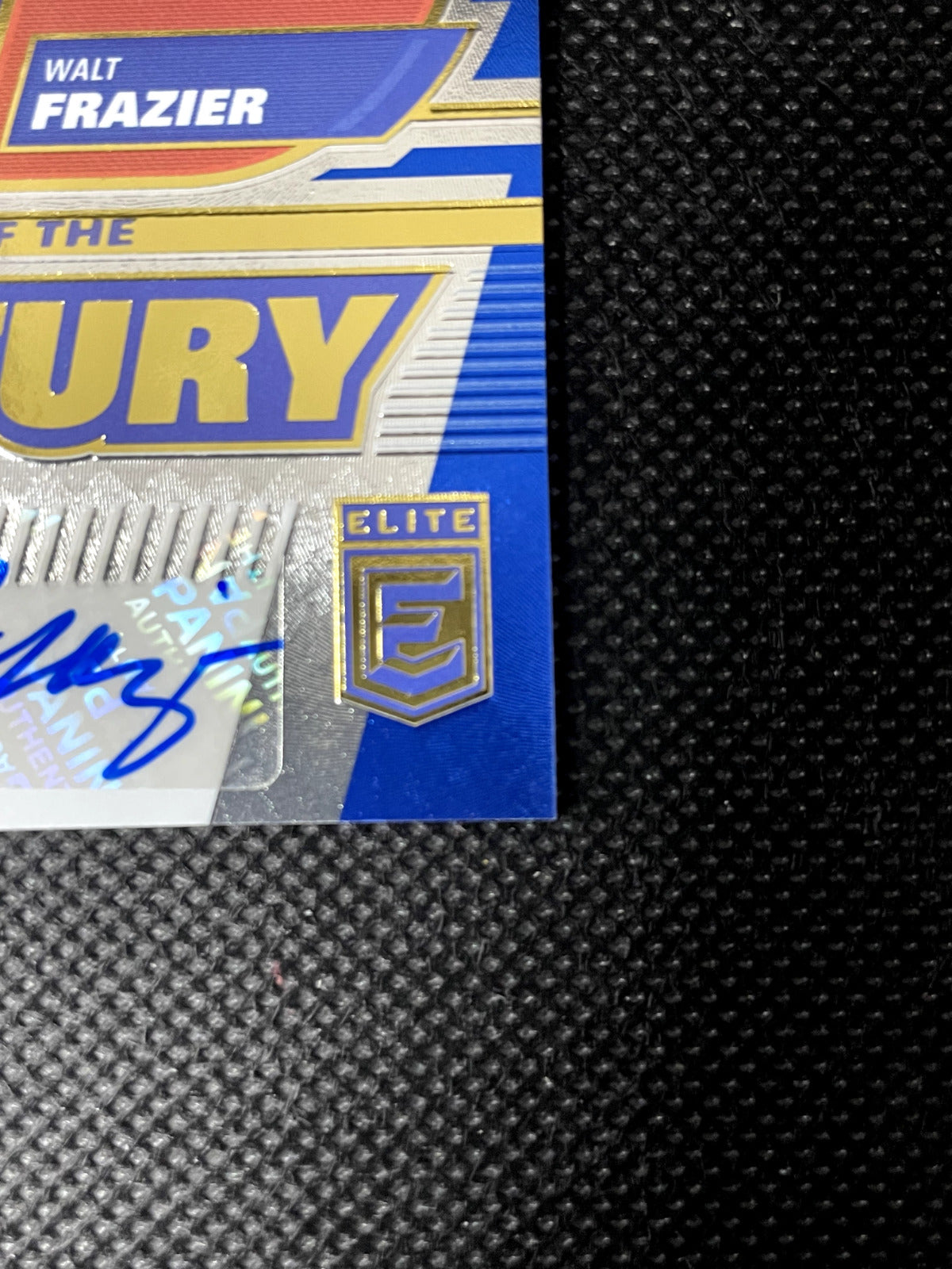 2022-23 Donruss Elite Walt Frazier Turn of the Century Blue Auto 21/25 Knicks