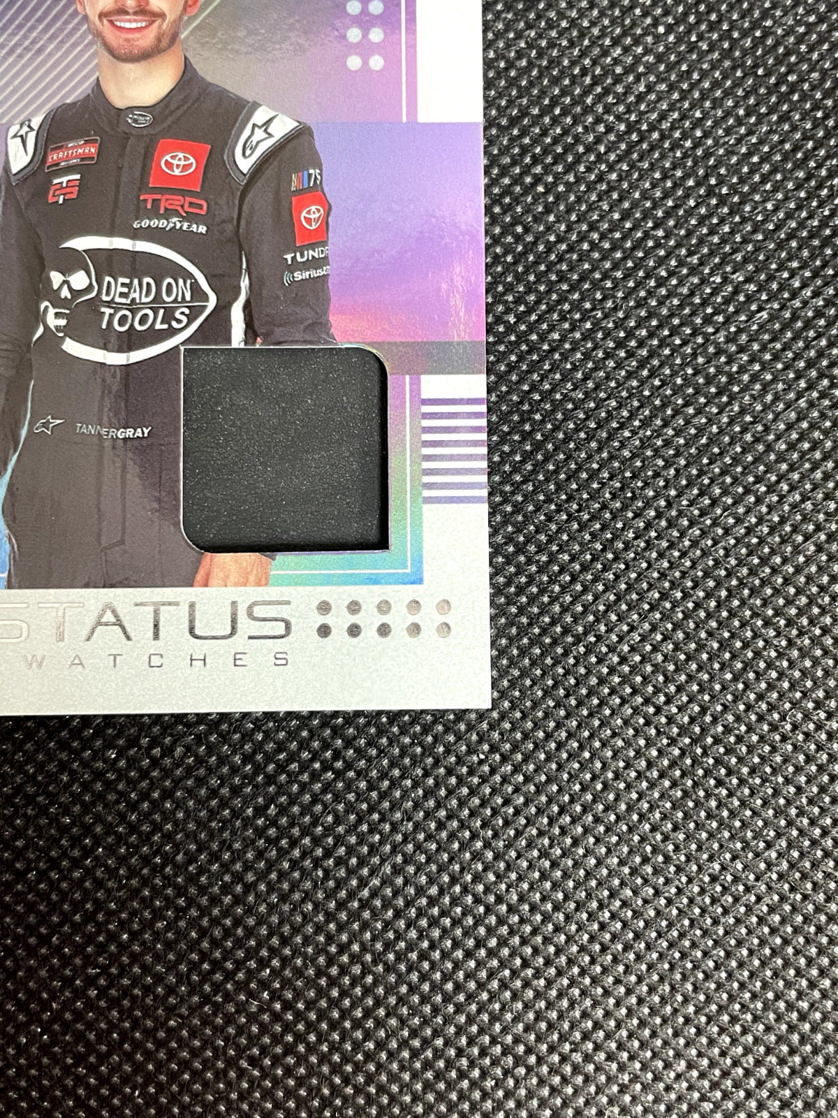 2023 Panini Chronicles Racing Status Swatches Tanner Gray