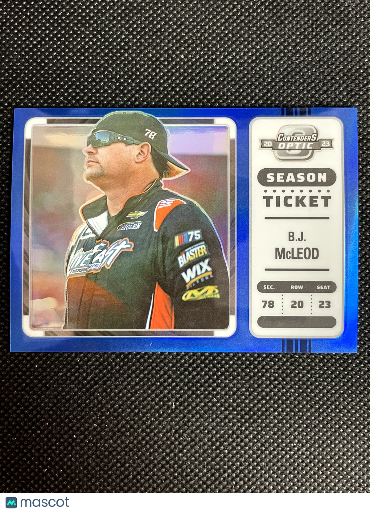 2023 Chronicles Contenders Optic Racing BJ McLeod Blue 044/199