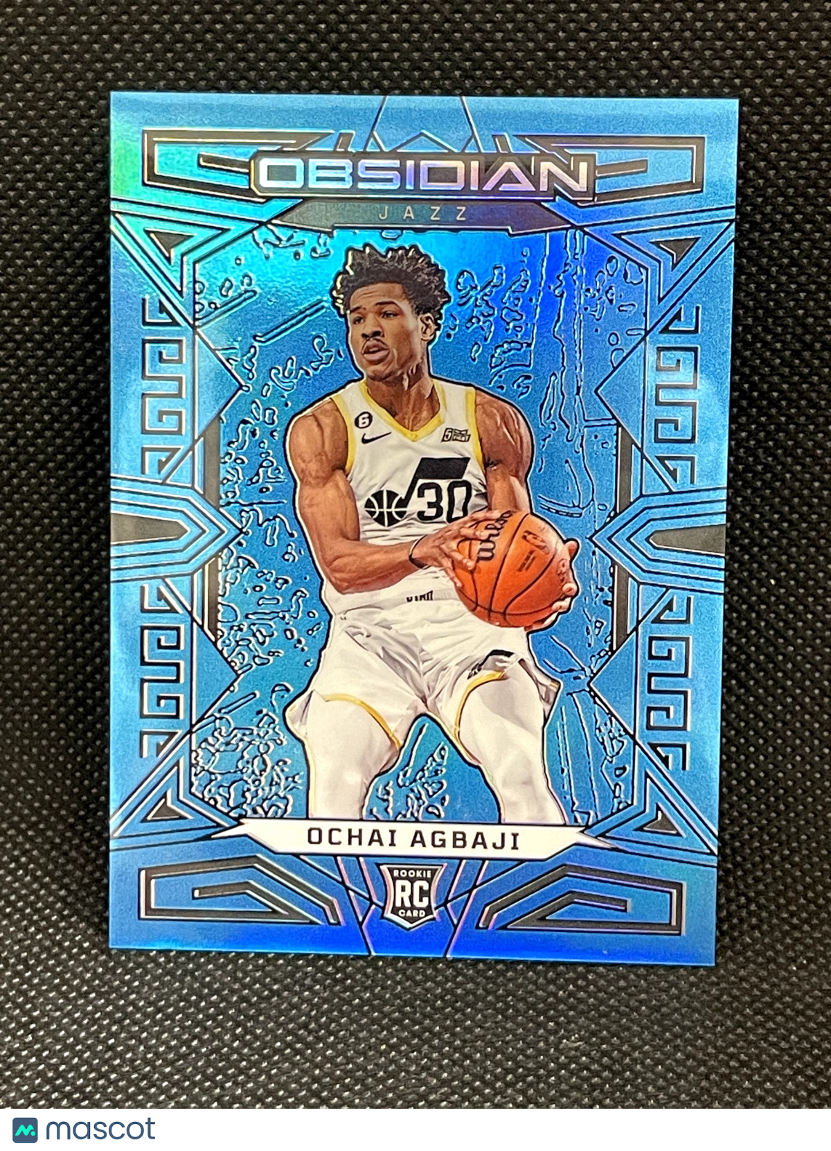 2022-23 Ochai Ogbaji Panini Obsidian Asia Rookie Blue Etch 07/16