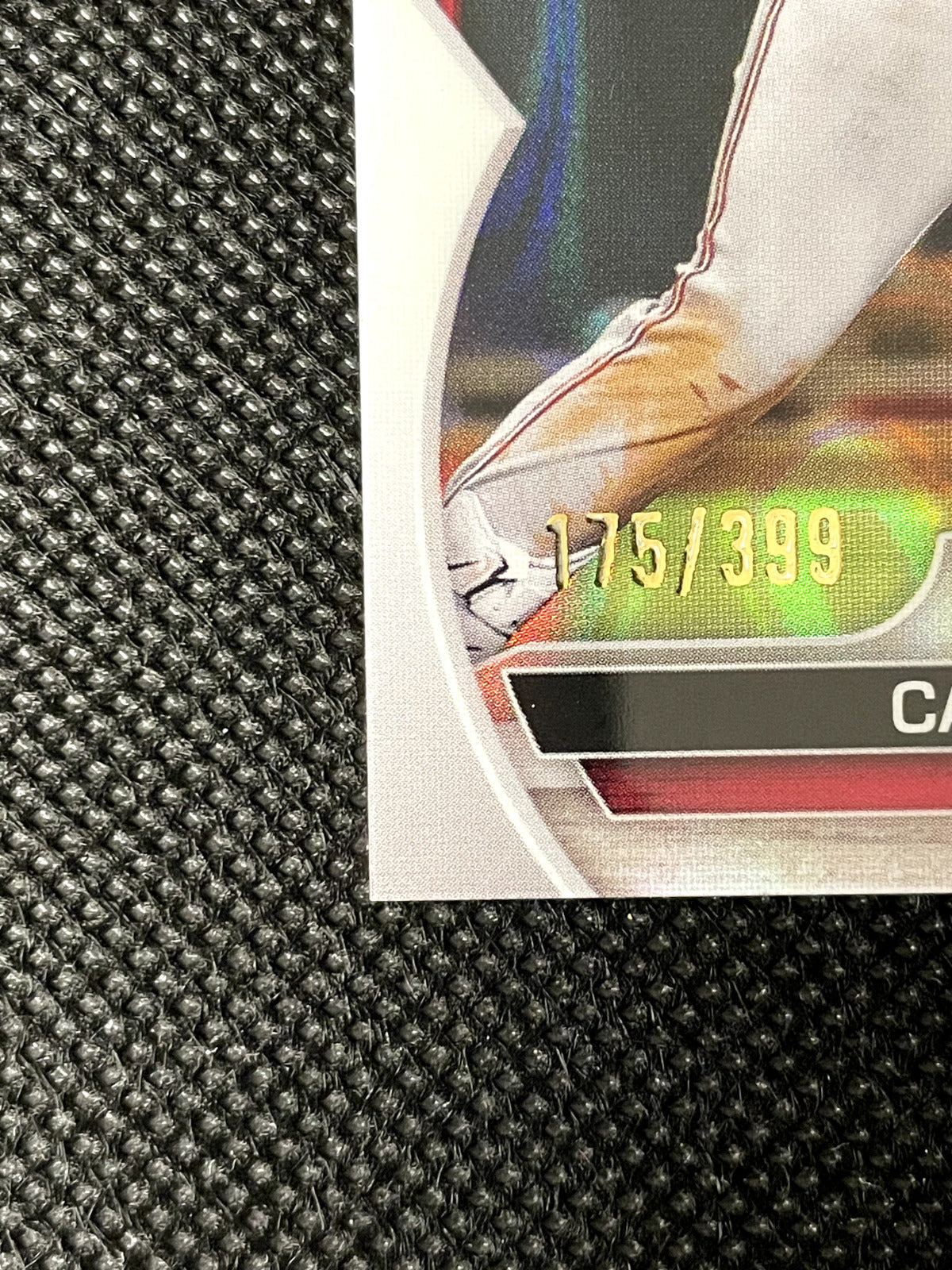 Cam Collier 2023 Bowman Chrome Lava Refractor 175/399 Reds 1st Bowman Chrome