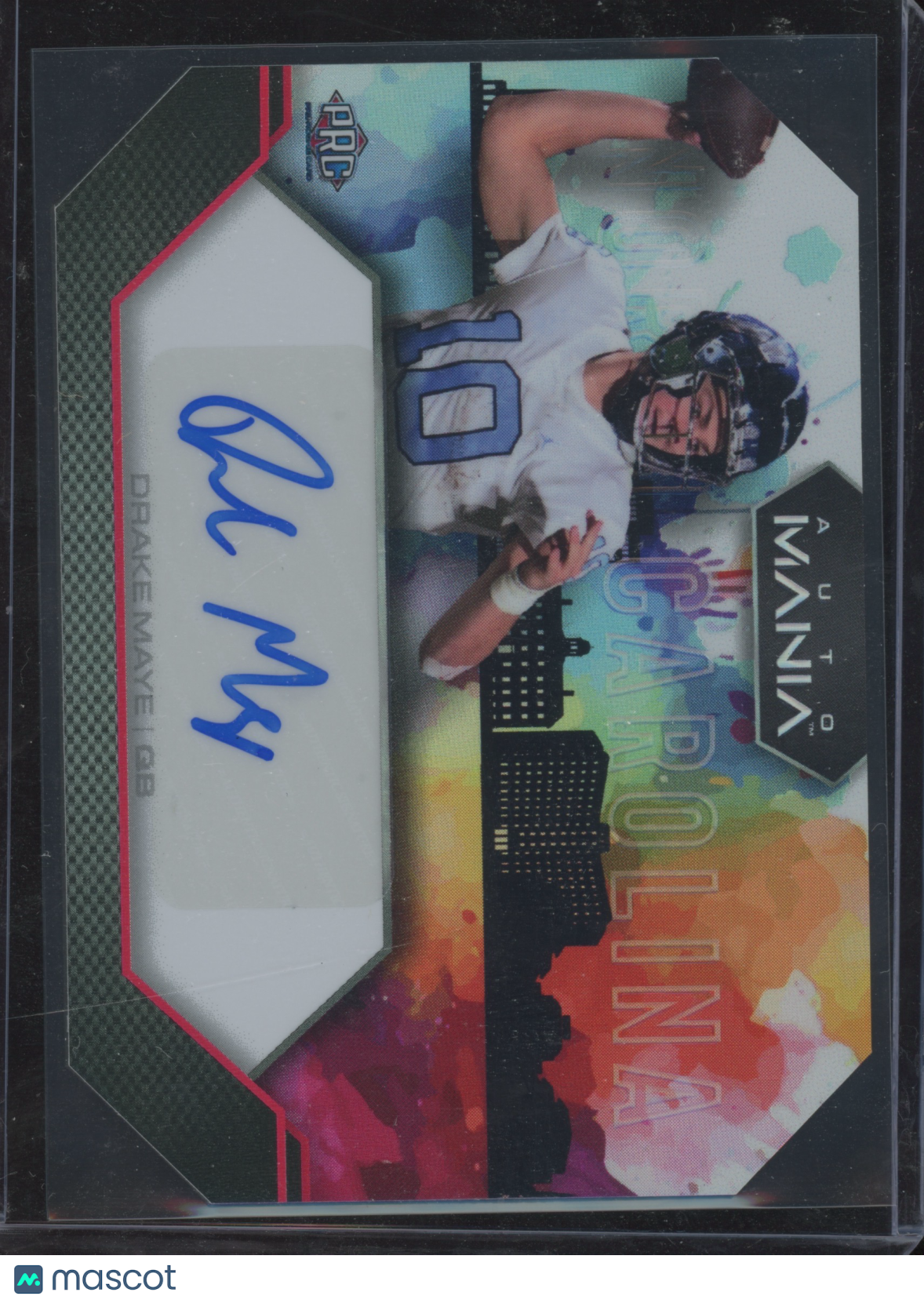 2023 Wild Card Mania Drake Maye #AMDC-A Autograph