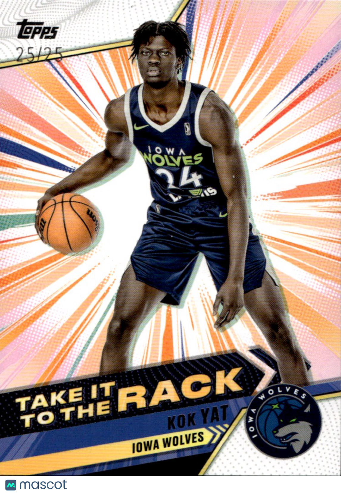 2024 Topps G League Kok Yat #TTR-10 25/25