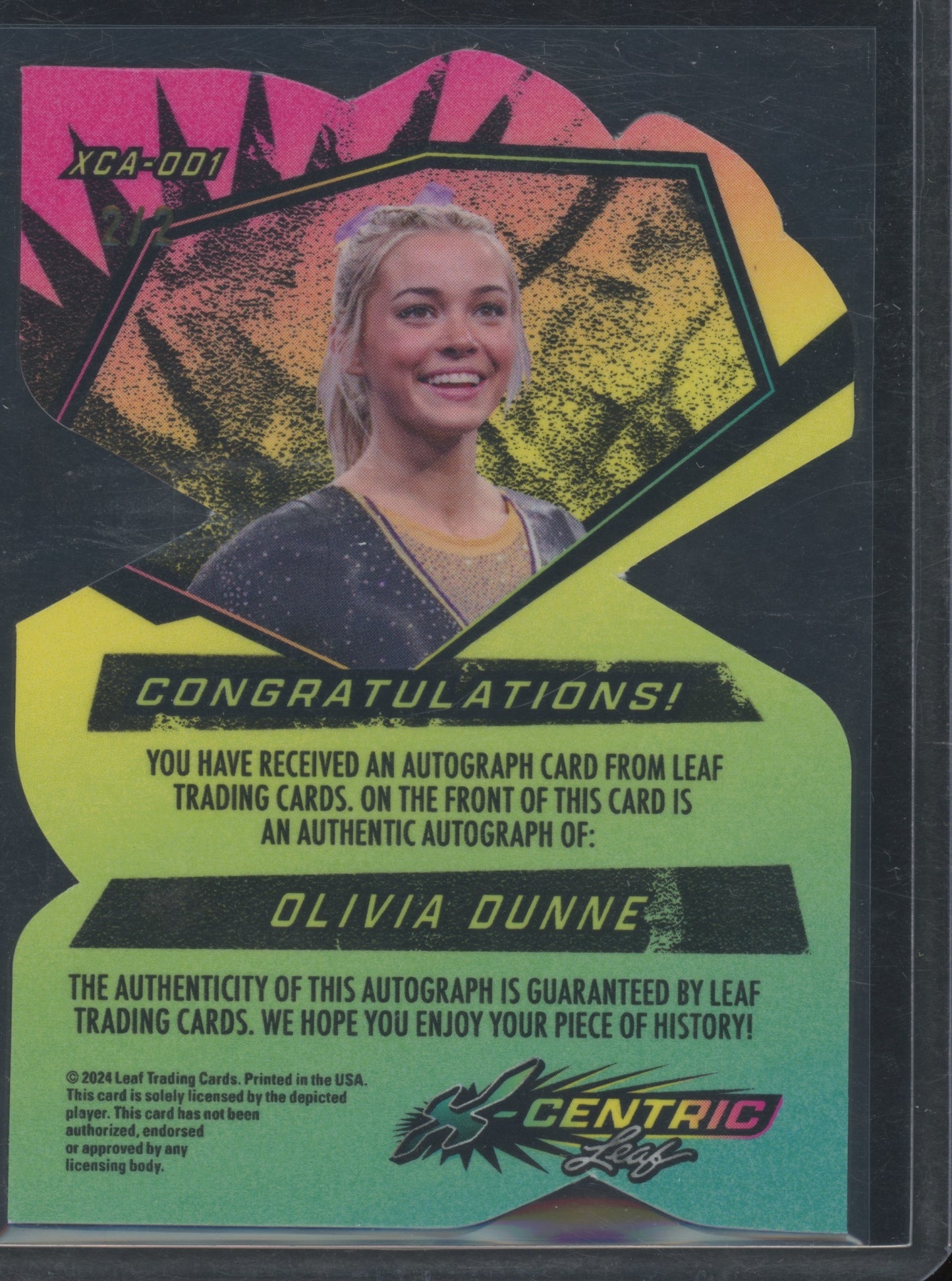 2022 Leaf X-Centric Olivia Dunne 2/2 Auto