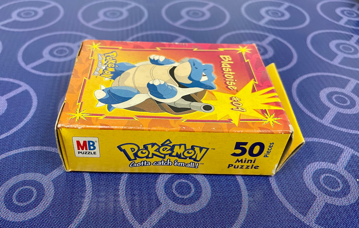 1999 Pokemon Blastoise #09 50 Piece Mini Puzzle Vintage