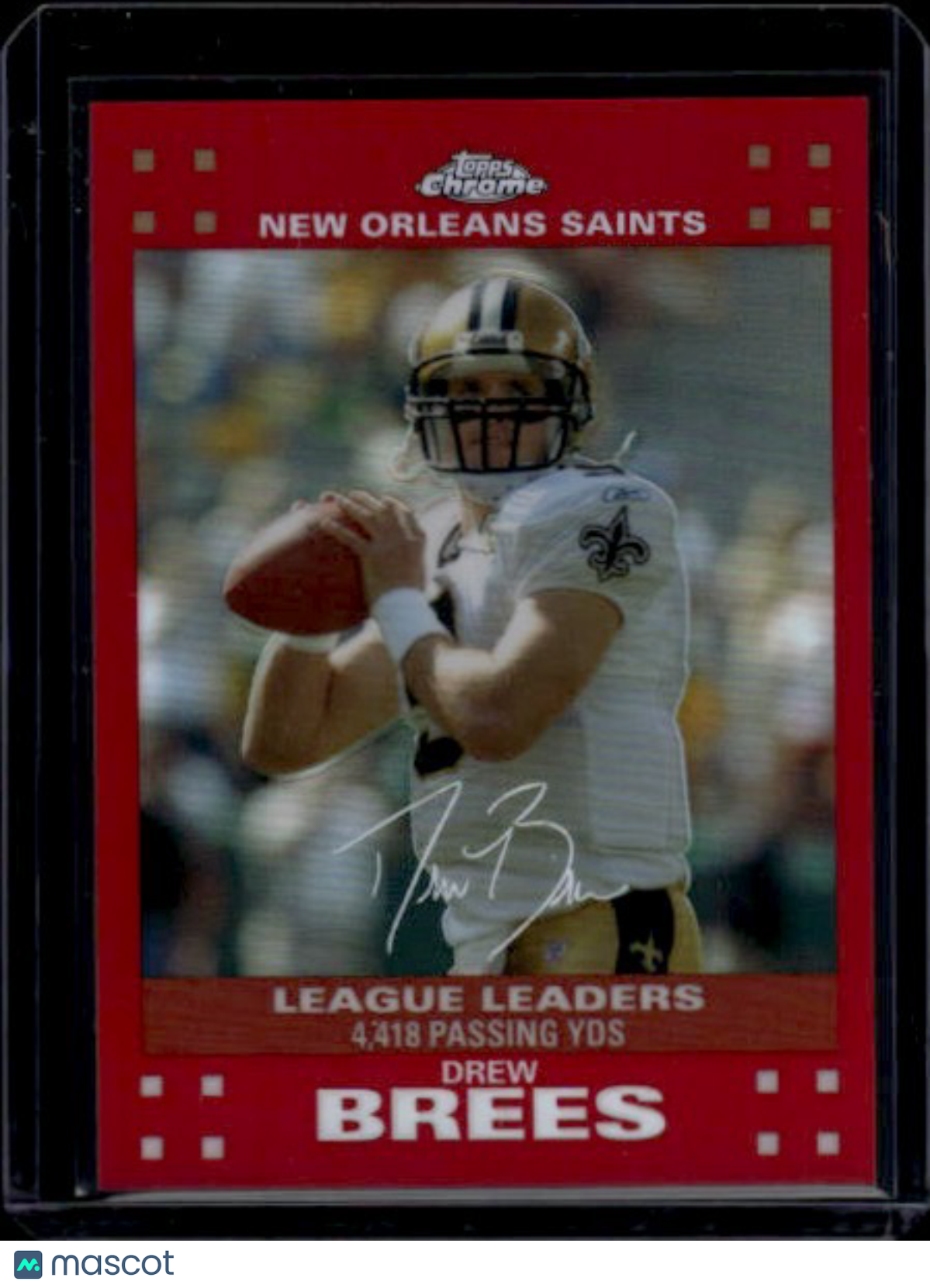 2007 Topps Chrome Drew Brees #TC161 League Leaders 039/139