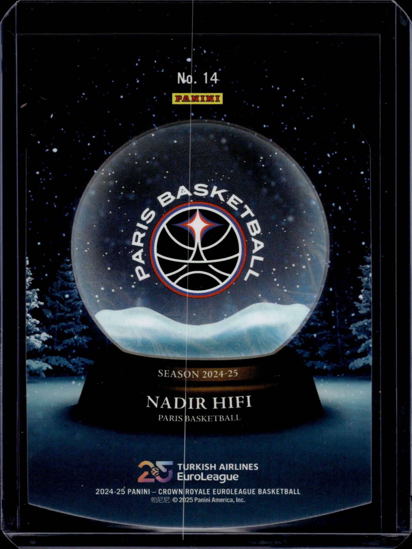 2024 Panini Crown Royale Euroleague Basketball Nadir Hifi #14 06/25