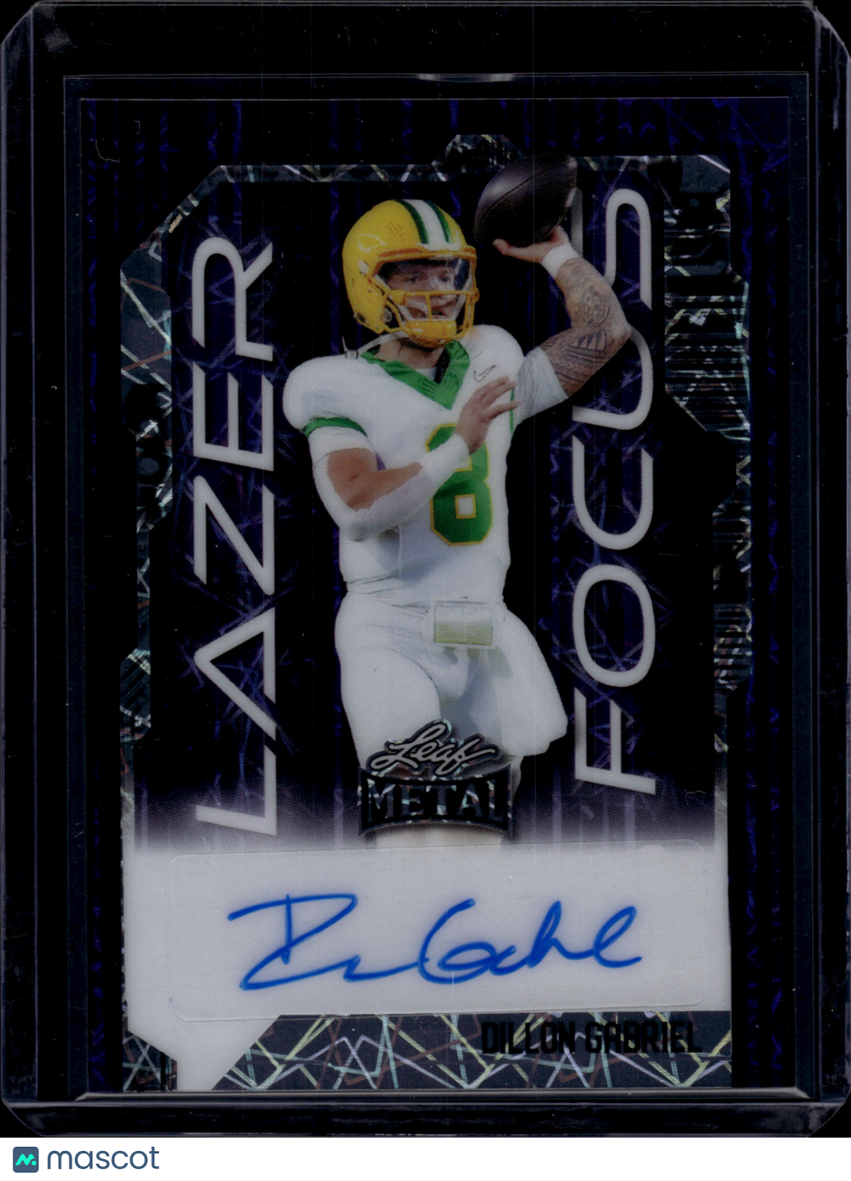 2024 Leaf Metal Lazer Focus Dillon Gabriel #LFA-DG1 Autograph 2/8