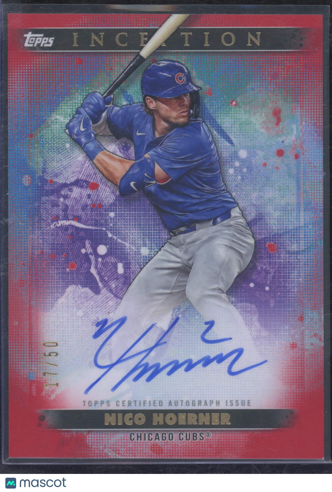2024 Topps Inception Nico Hoerner #BRES-NH Emerging Star RC Auto 17/50