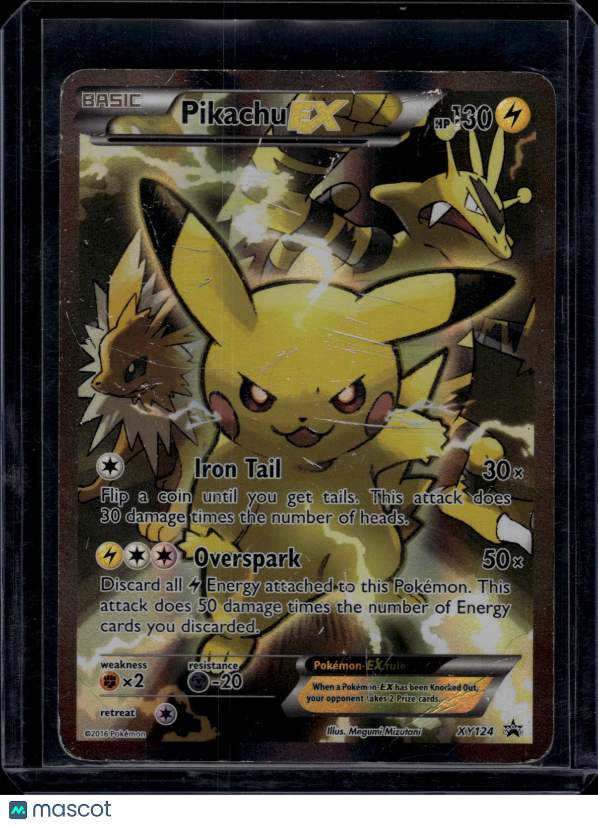 2016 Pokemon XY Promos Pikachu EX #XY124